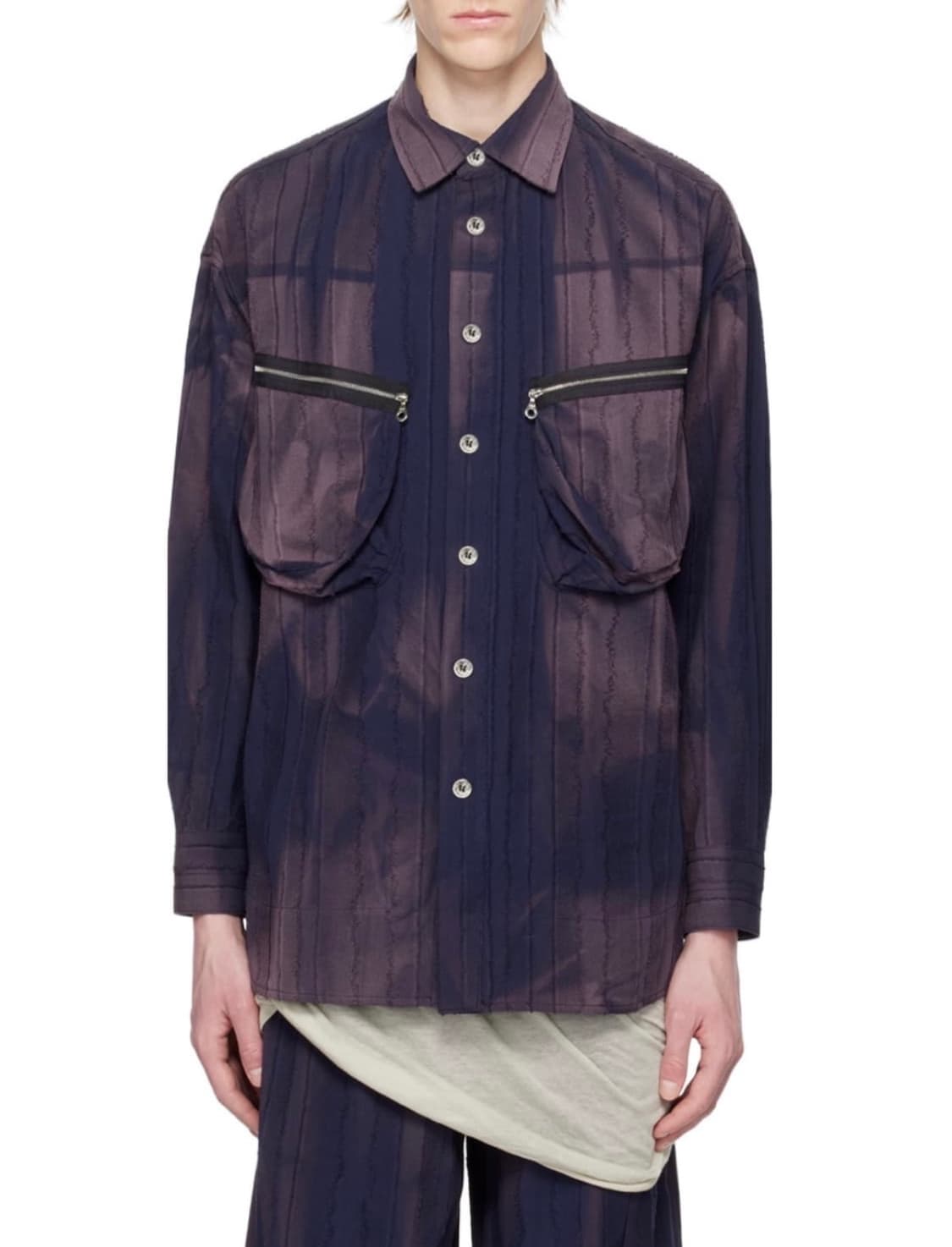 지용킴 23ss 네이비 셔츠 L 상품이미지1