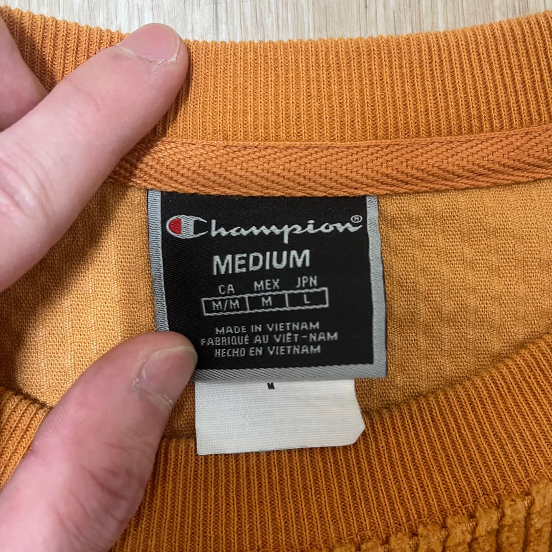 챔피온 USA 오리지널 빅로고 코듀로이 맨투맨 M(95) 상품이미지3