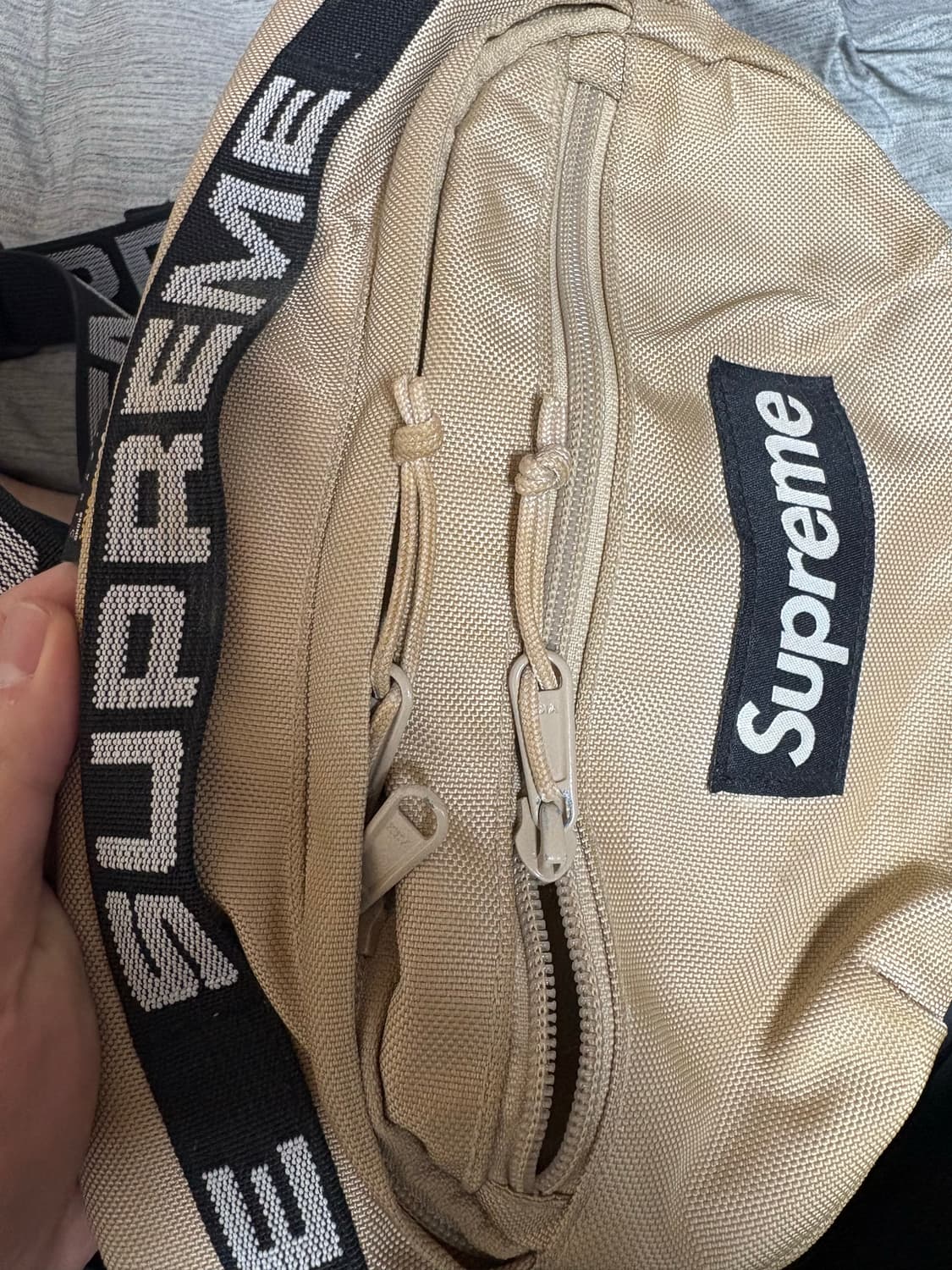 슈프림 18 웨이스트백 베이지 상품이미지5