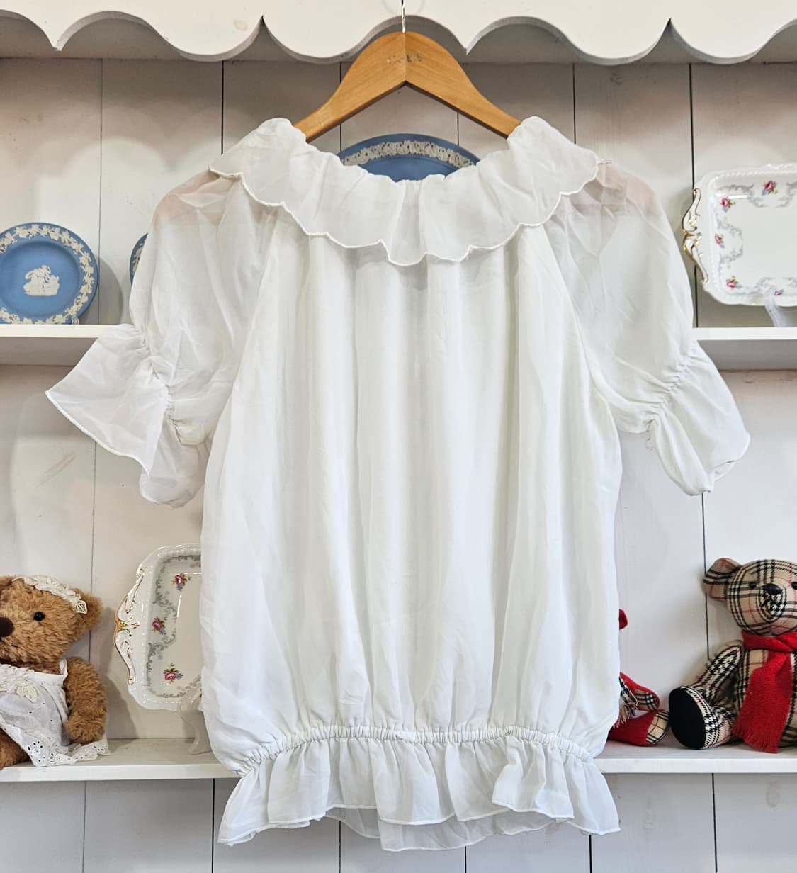 러플 쉬폰 블라우스 상품이미지5