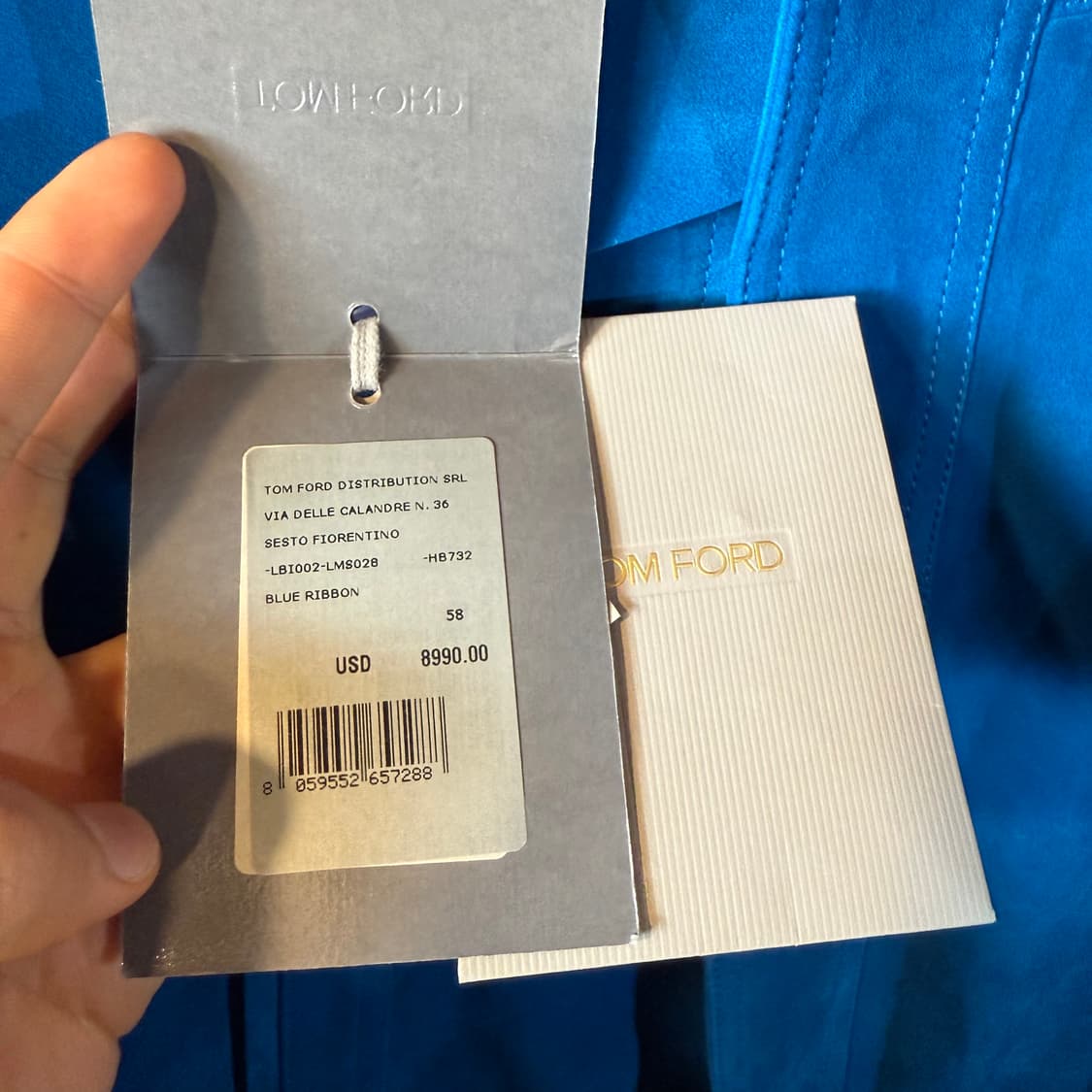 톰포드 25 f/w 스웨이드 자켓 판매 합니다. 상품이미지4