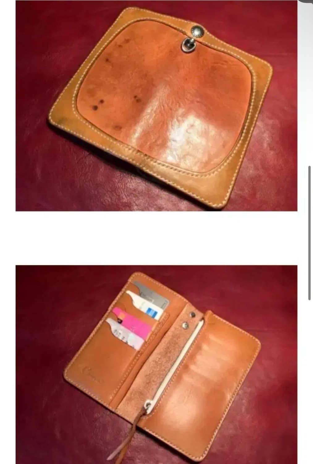 레더키메라 가죽 에이징장지갑 상품이미지8