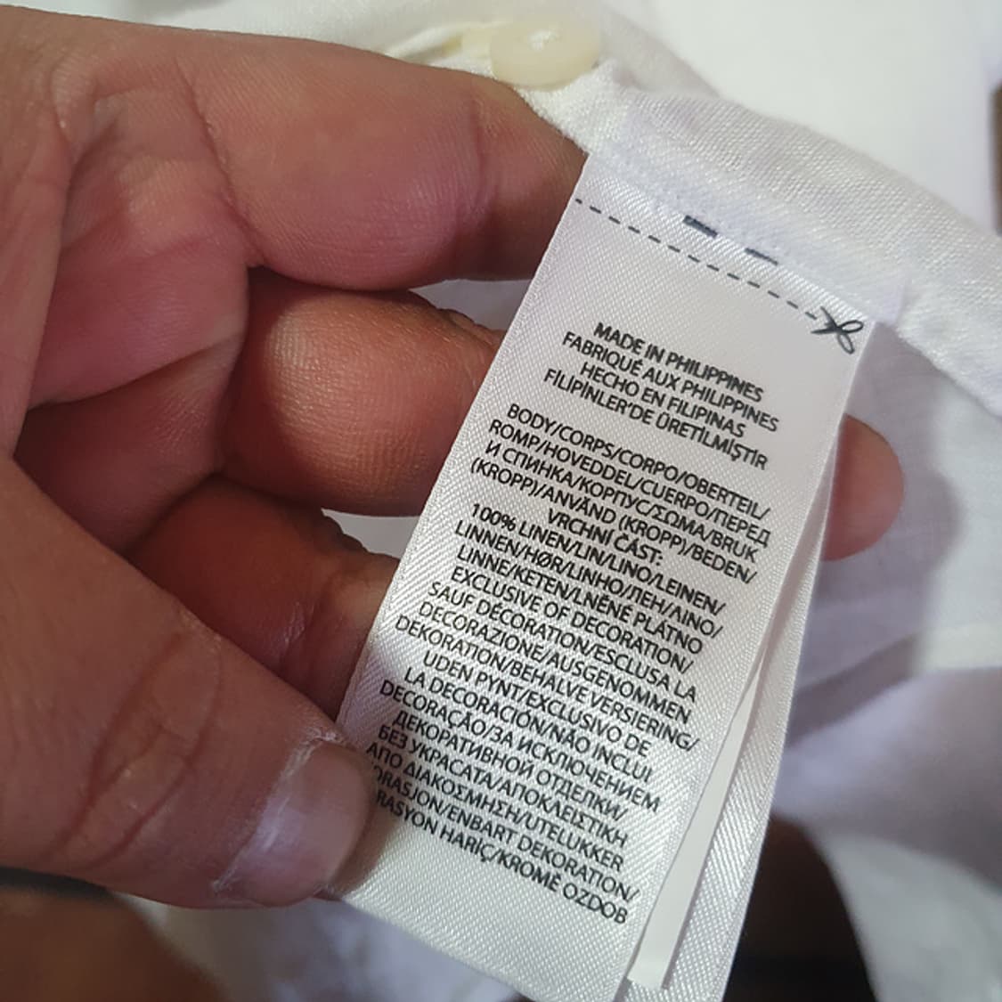 폴로 린넨 셔츠L 상품이미지4