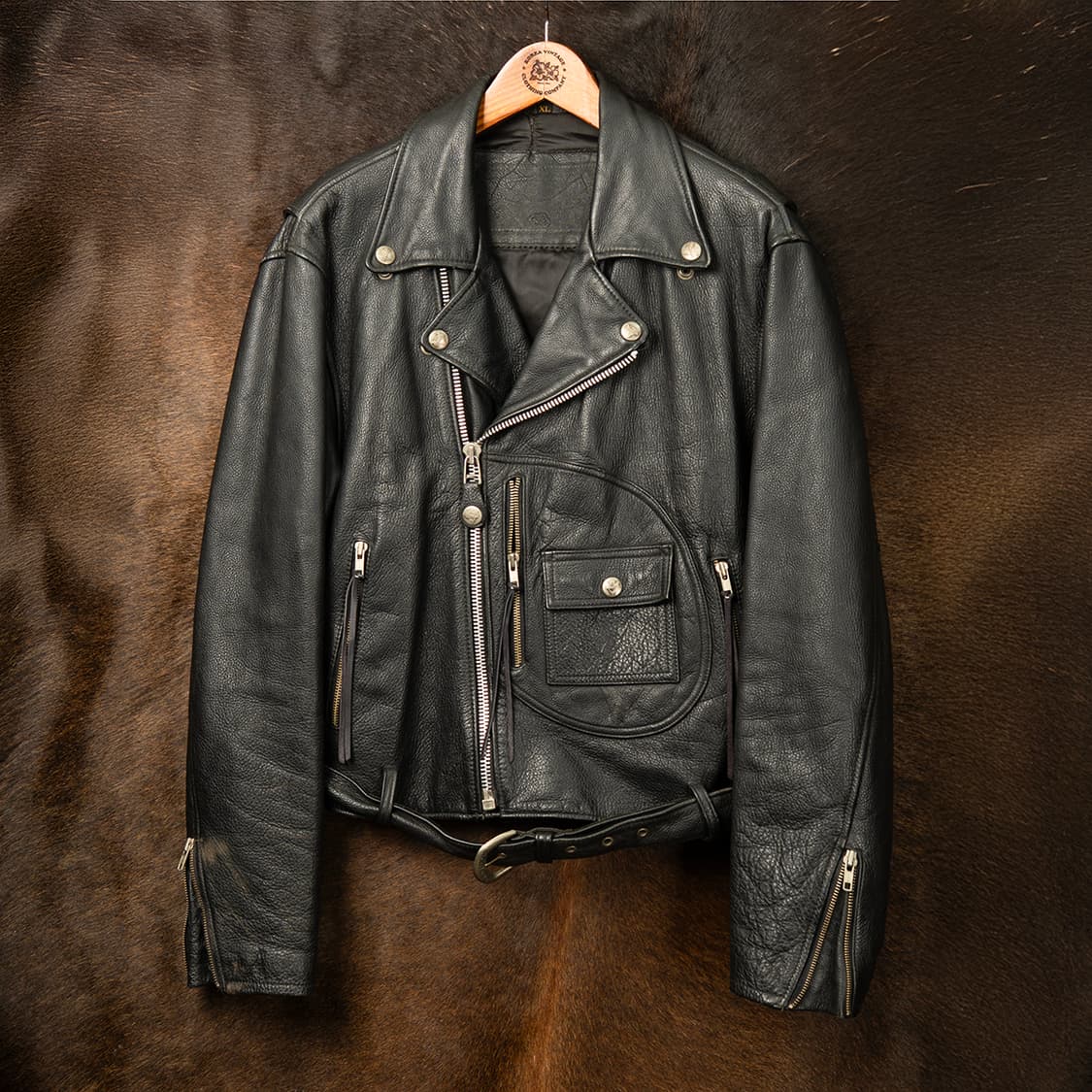 [108] 90s 할리데이비슨 레더 D포켓 더블라이더 자켓  상품이미지3