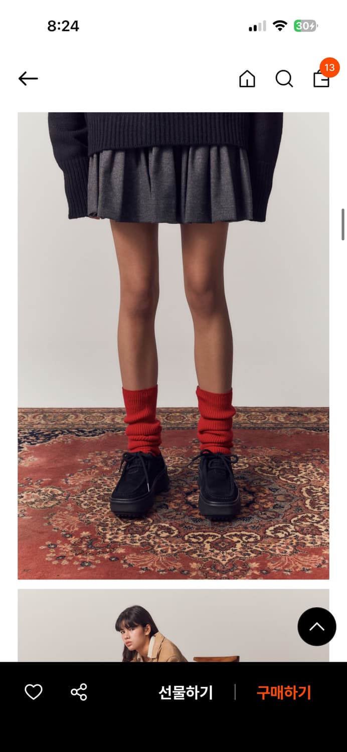 플러피시트러스 > [하객룩]/【아이브 레이 착용]_Mocha platfo 상품이미지2