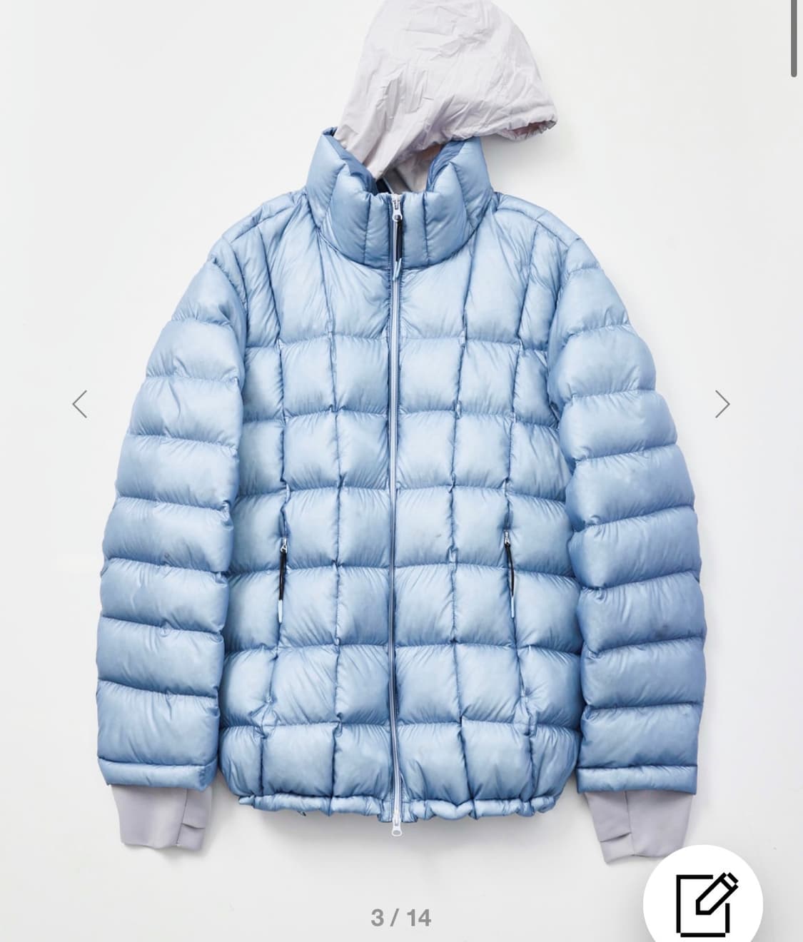999휴머니티 MODULAR LIGHT 구스푸퍼 경량패딩 스카이블루 블루 상품이미지2