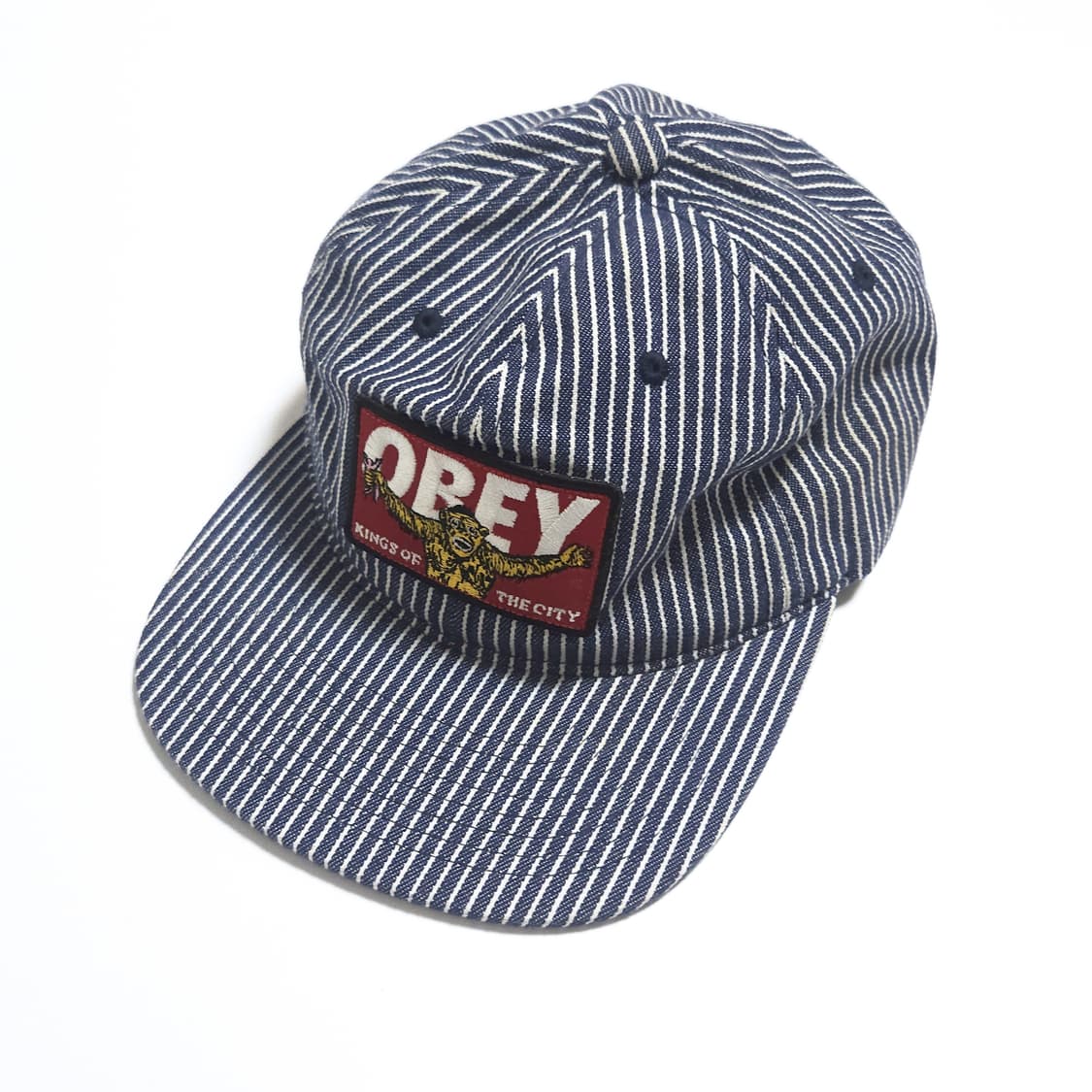 오베이 OBEY 히코리 스트라이프 볼캡 모자 상품이미지2