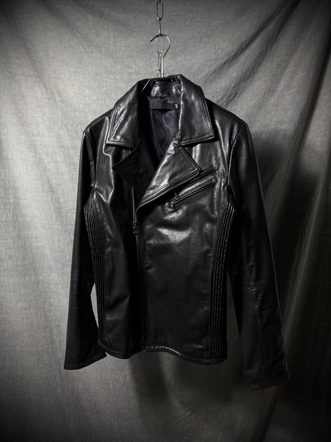 FUGA Lambskin Double Riders Jacket 상품이미지2