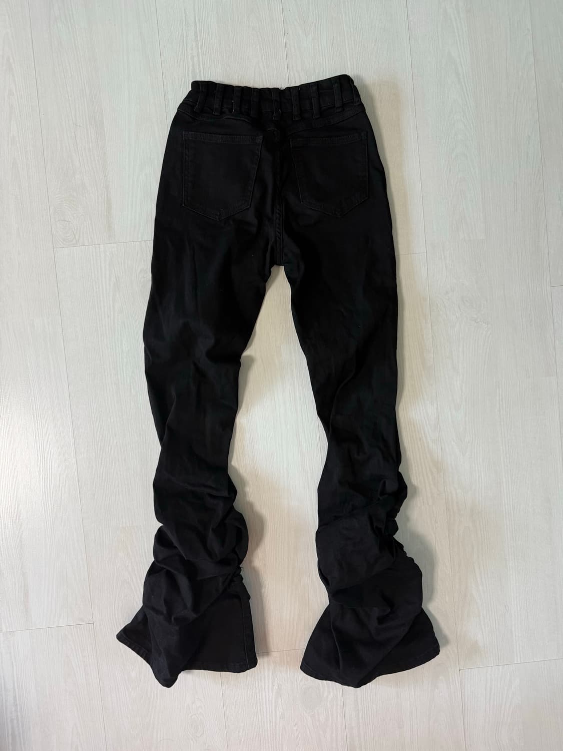 보세 셔링 부츠컷 팬츠 상품이미지3