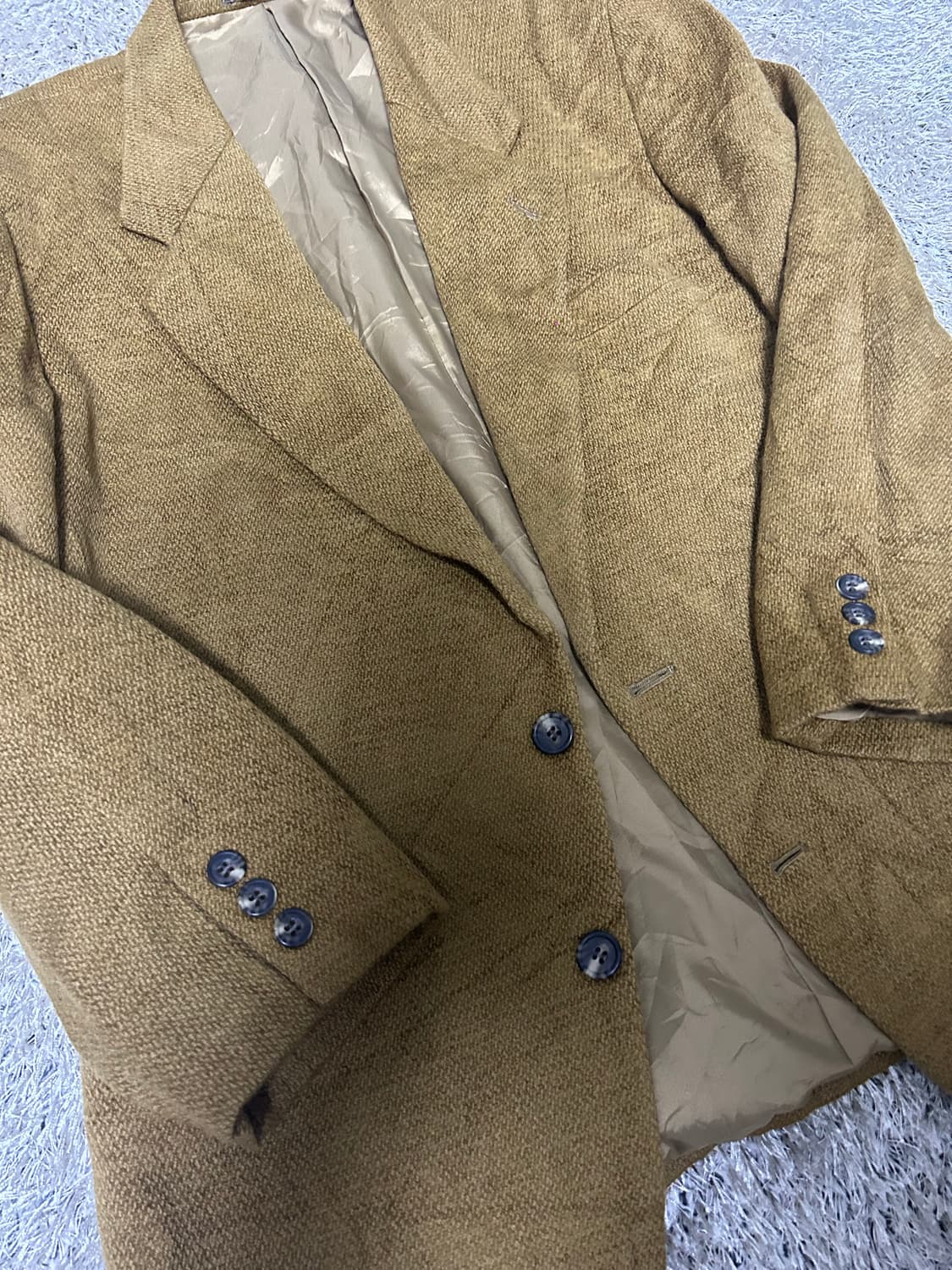 일제 트위드 블레이저 사이즈 105 상품이미지2