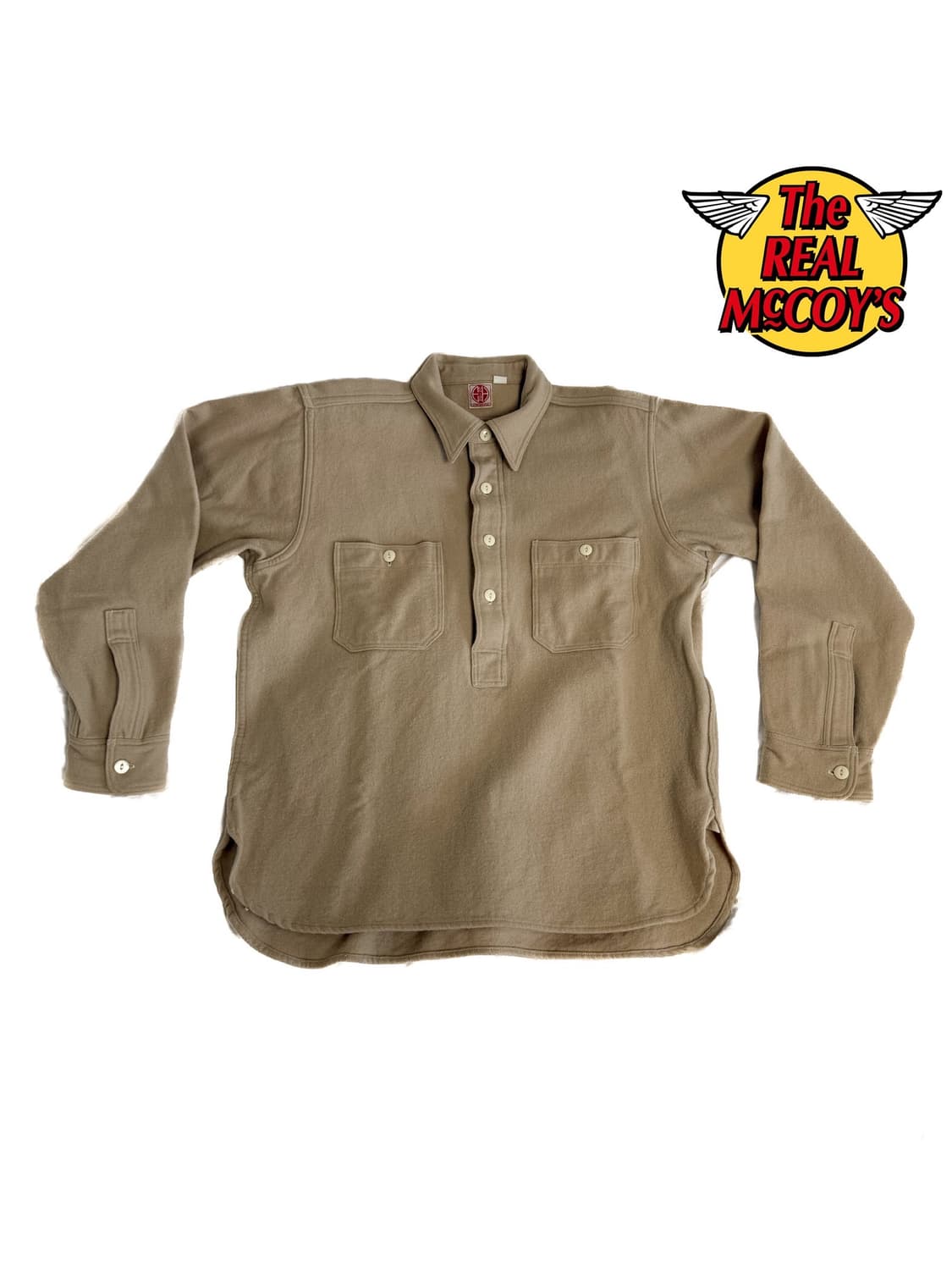 리얼맥코이 울 워크셔츠 풀오버 M 상품이미지2