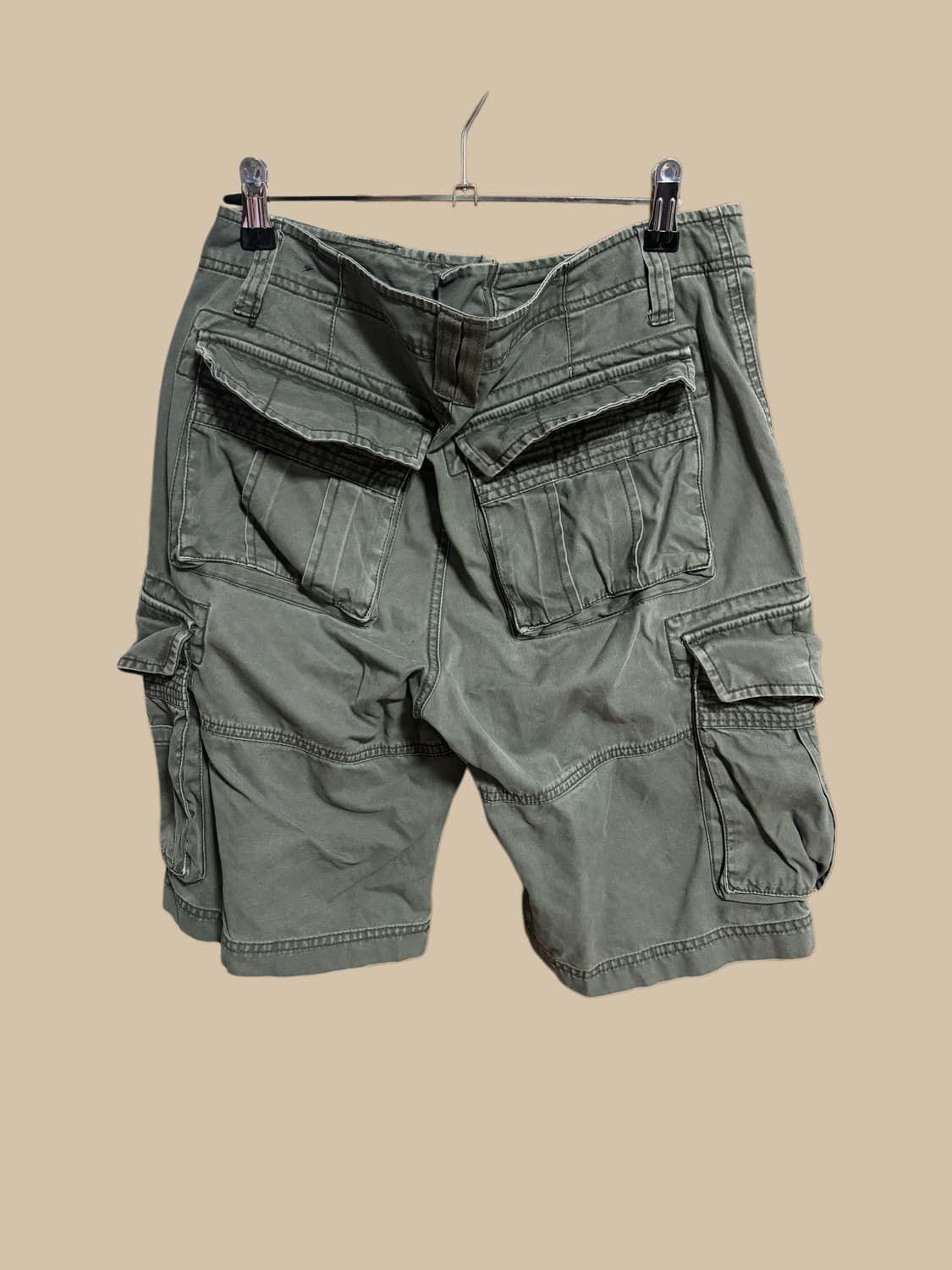 빈티지 밀리터리 카고 반바지 상품이미지2