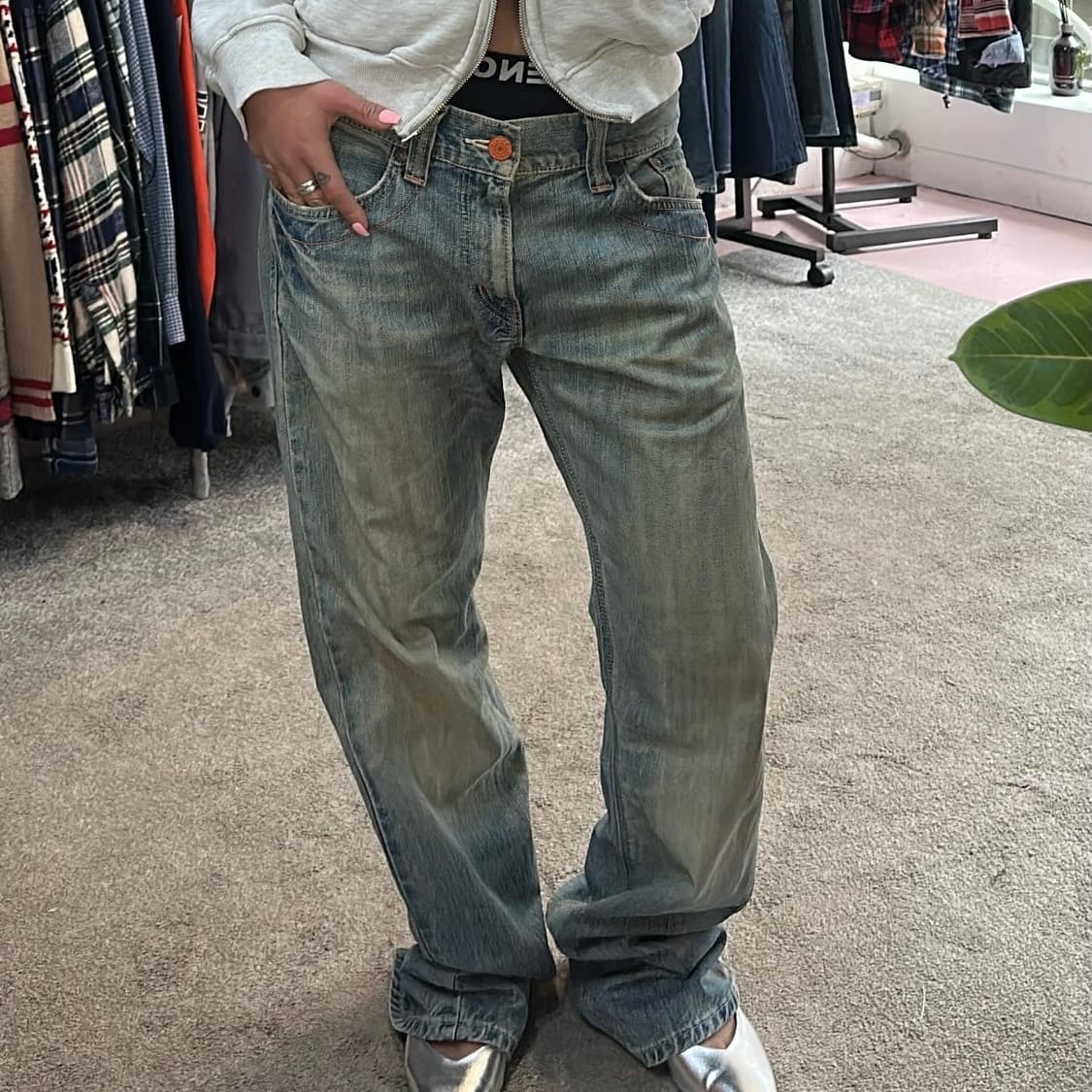 에드윈 XVS403 라이트블루 빈티지 데님 팬츠(32) 상품이미지2