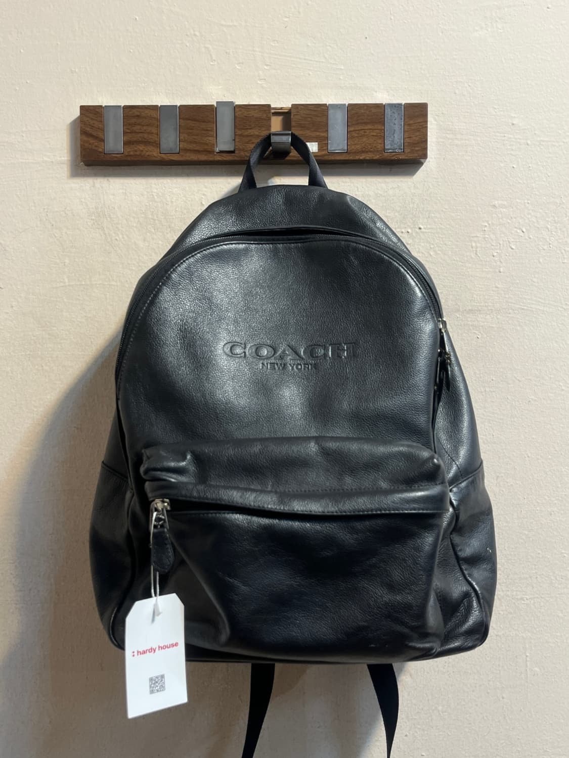 코치 찰스 레더 백팩 상품이미지2