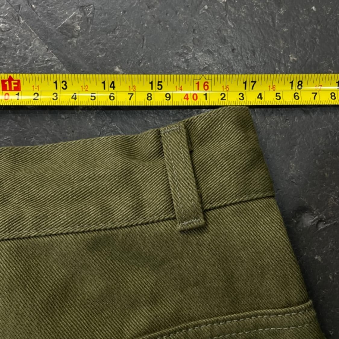 빈티지 더블니 와이드 치노팬츠 상품이미지9