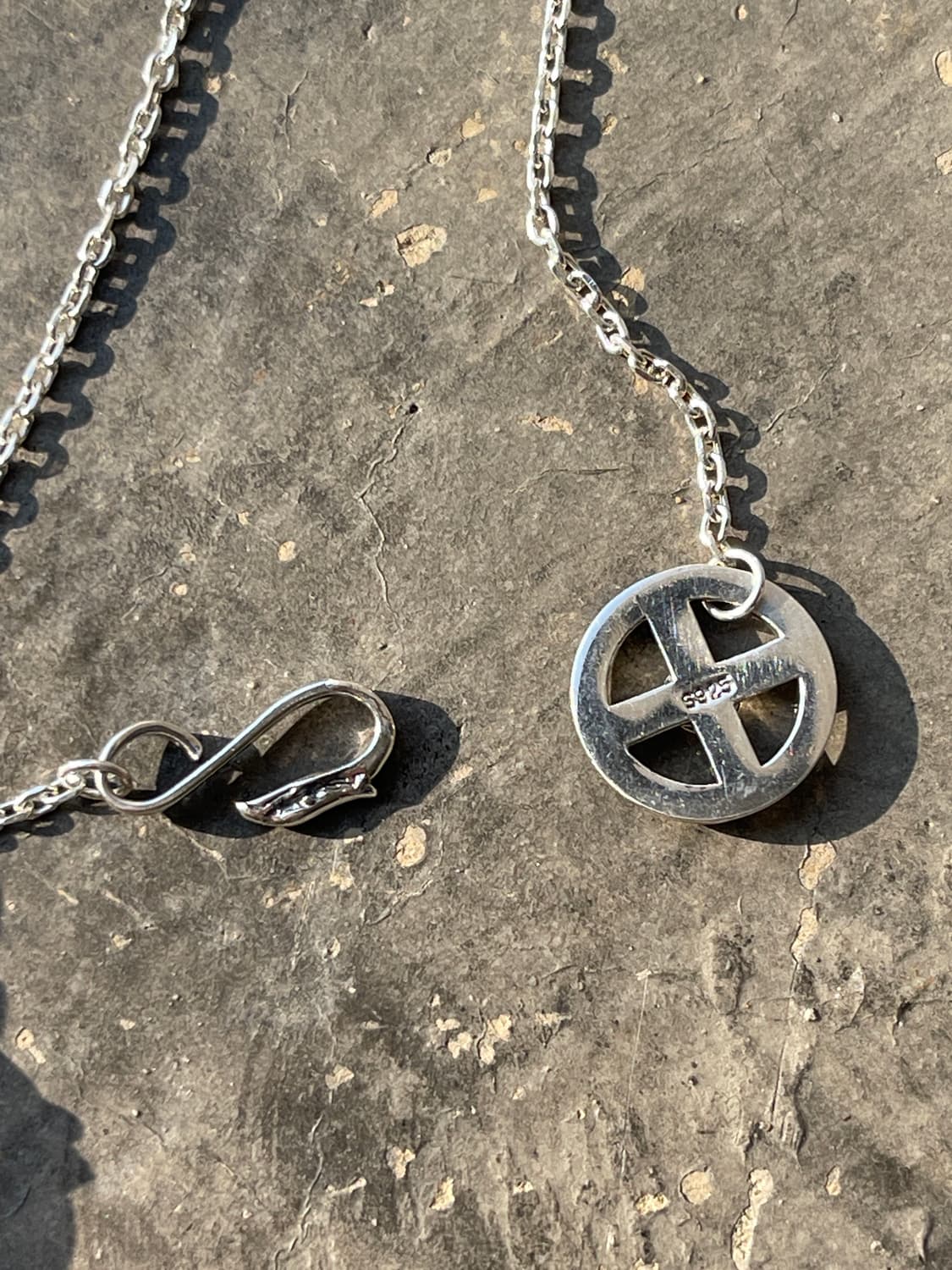 (실버925) Quiet Wing Necklace 남자목걸이 상품이미지5