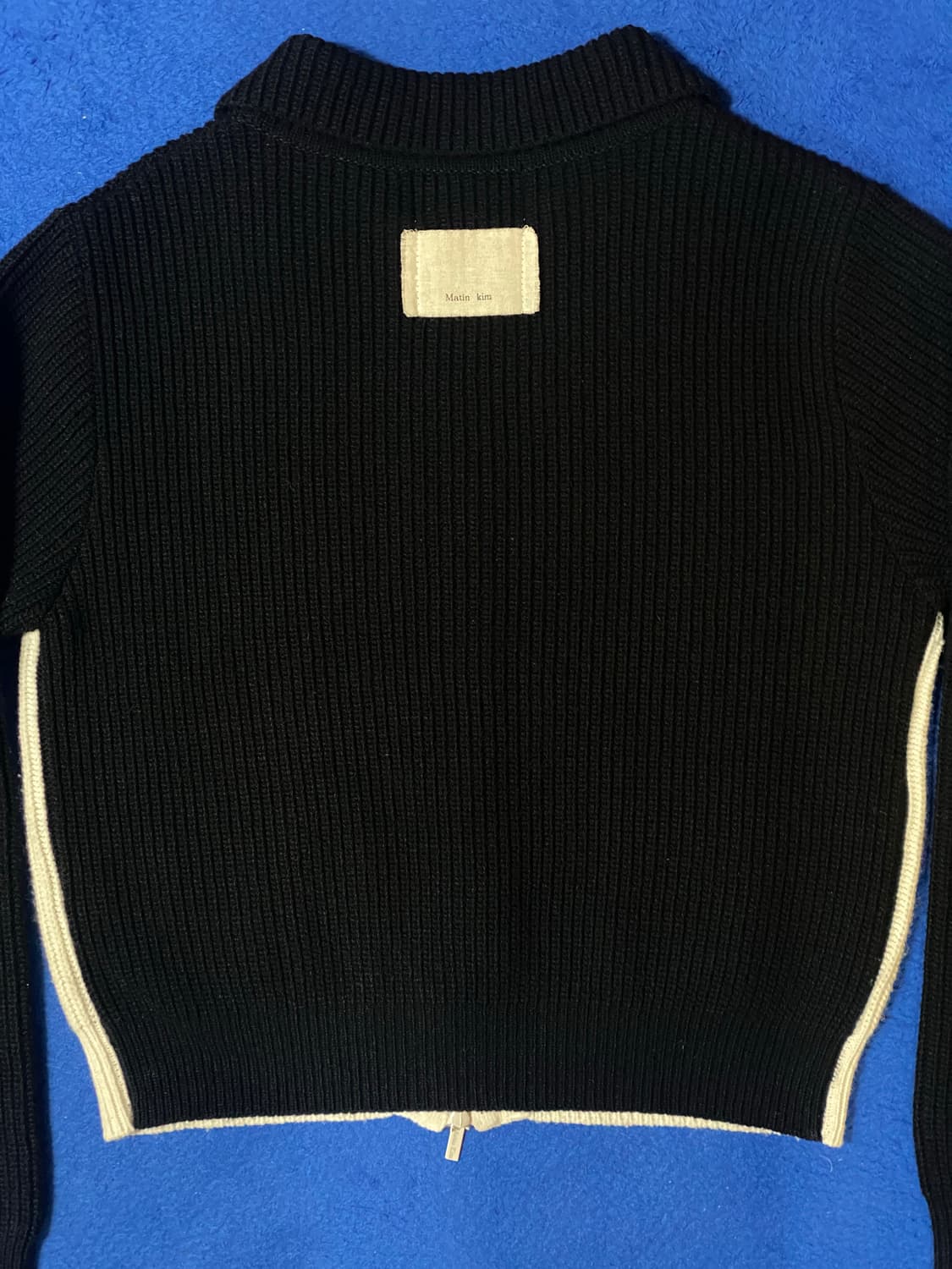 MatinKim 마뗑킴 스노우플레이크 니트집업 블랙 상품이미지5