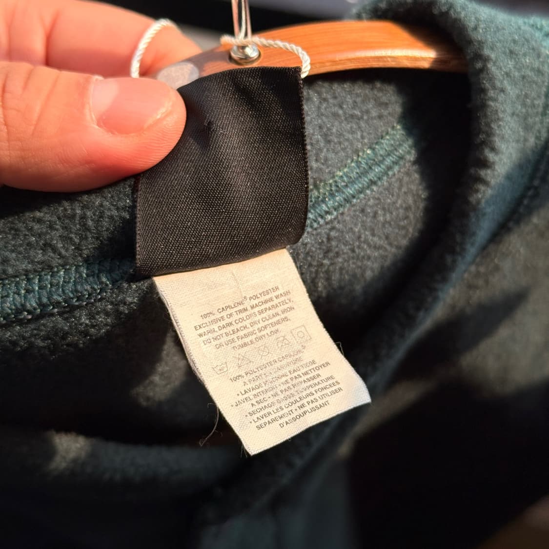 90S 파타고니아 캐필린 플리스 헨리넥 상품이미지6