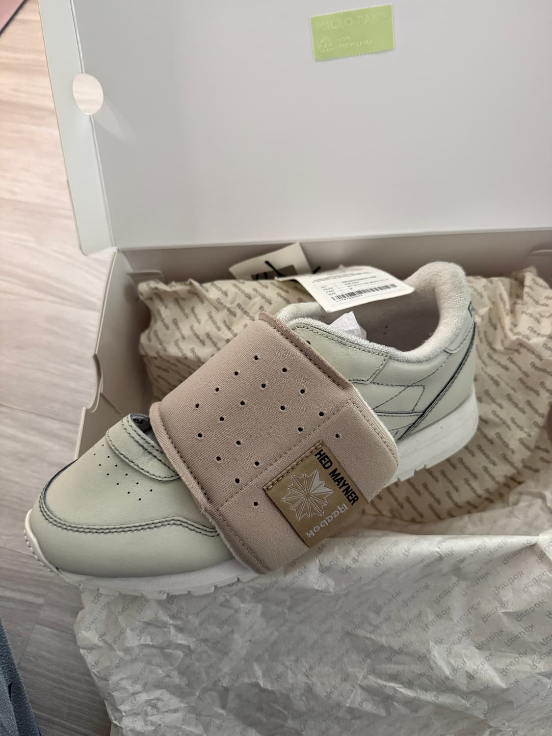 새상품 리복 x 헤드 메이너 LTD 클래식 레더 베이지 상품이미지1