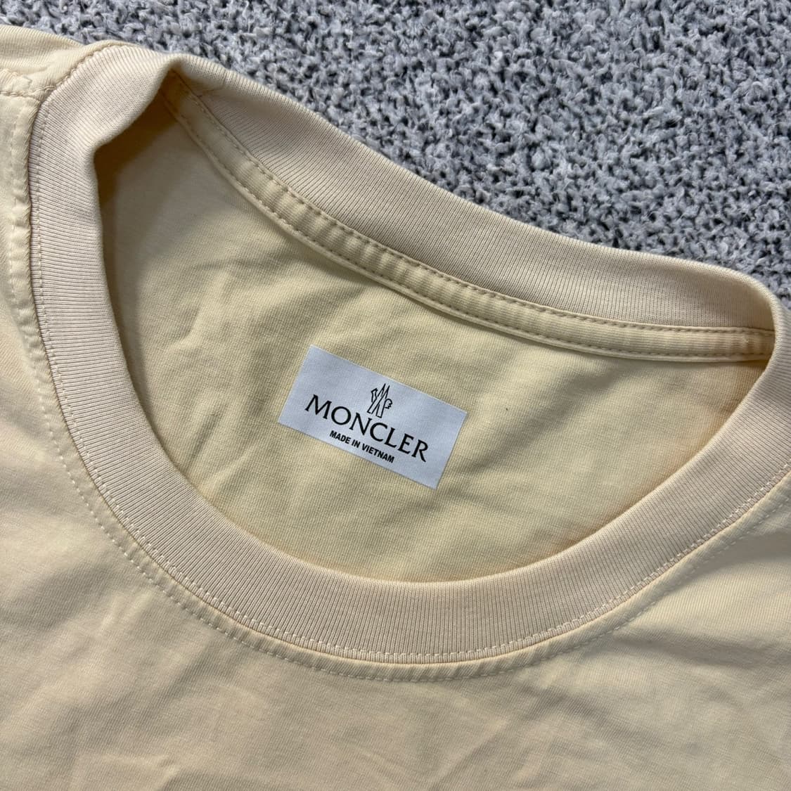 실측 남성 스몰로고 반팔 티셔츠 0414J 상품이미지2