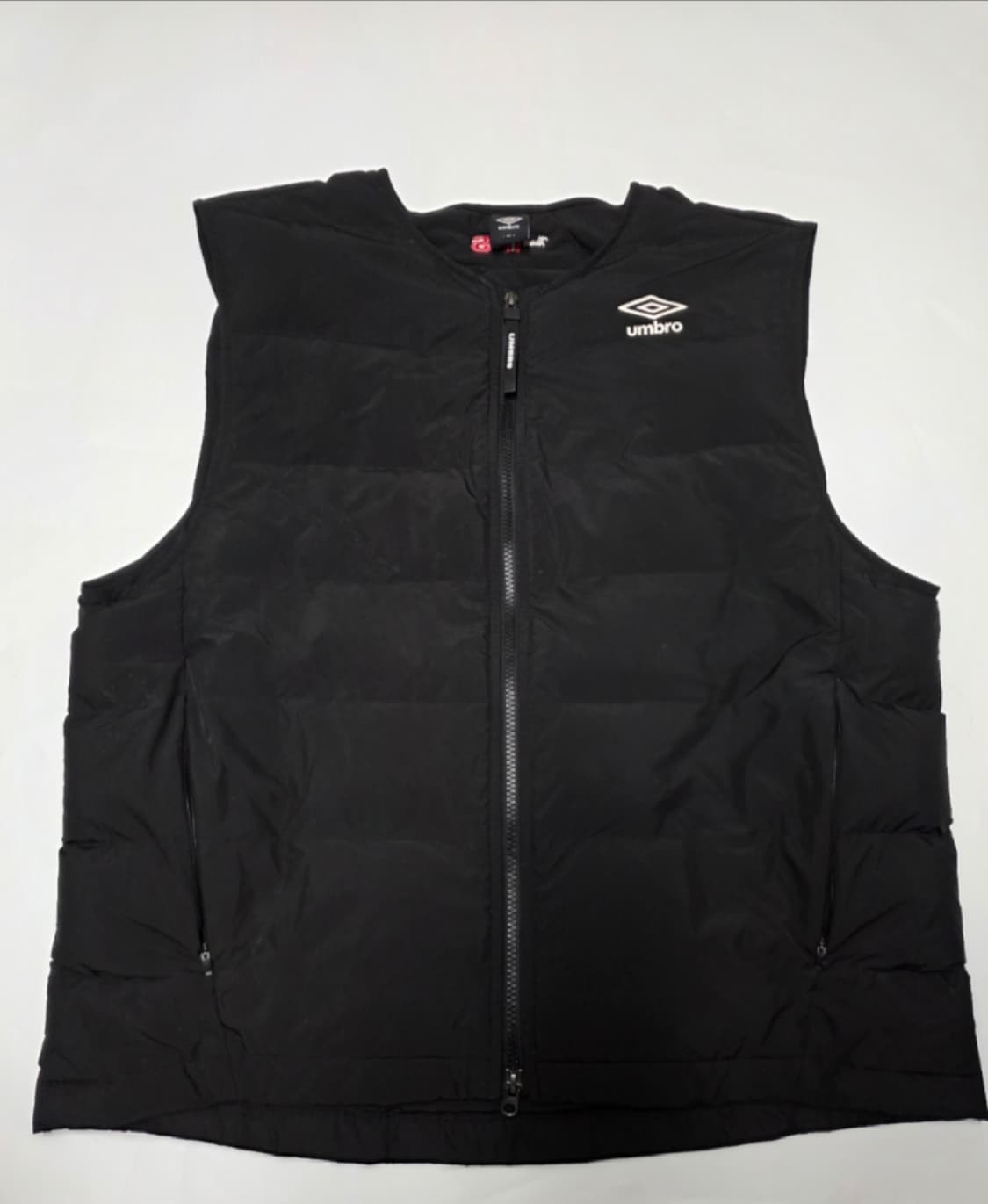 Umbro 블랙 오리털 패딩 조끼 95 (실측 66/60) 상품이미지1
