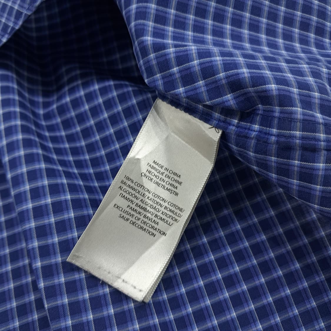 CN235 2XB 폴로 랄프로렌 로얄블루 마이크로체크 긴팔 셔츠 남방 상품이미지6
