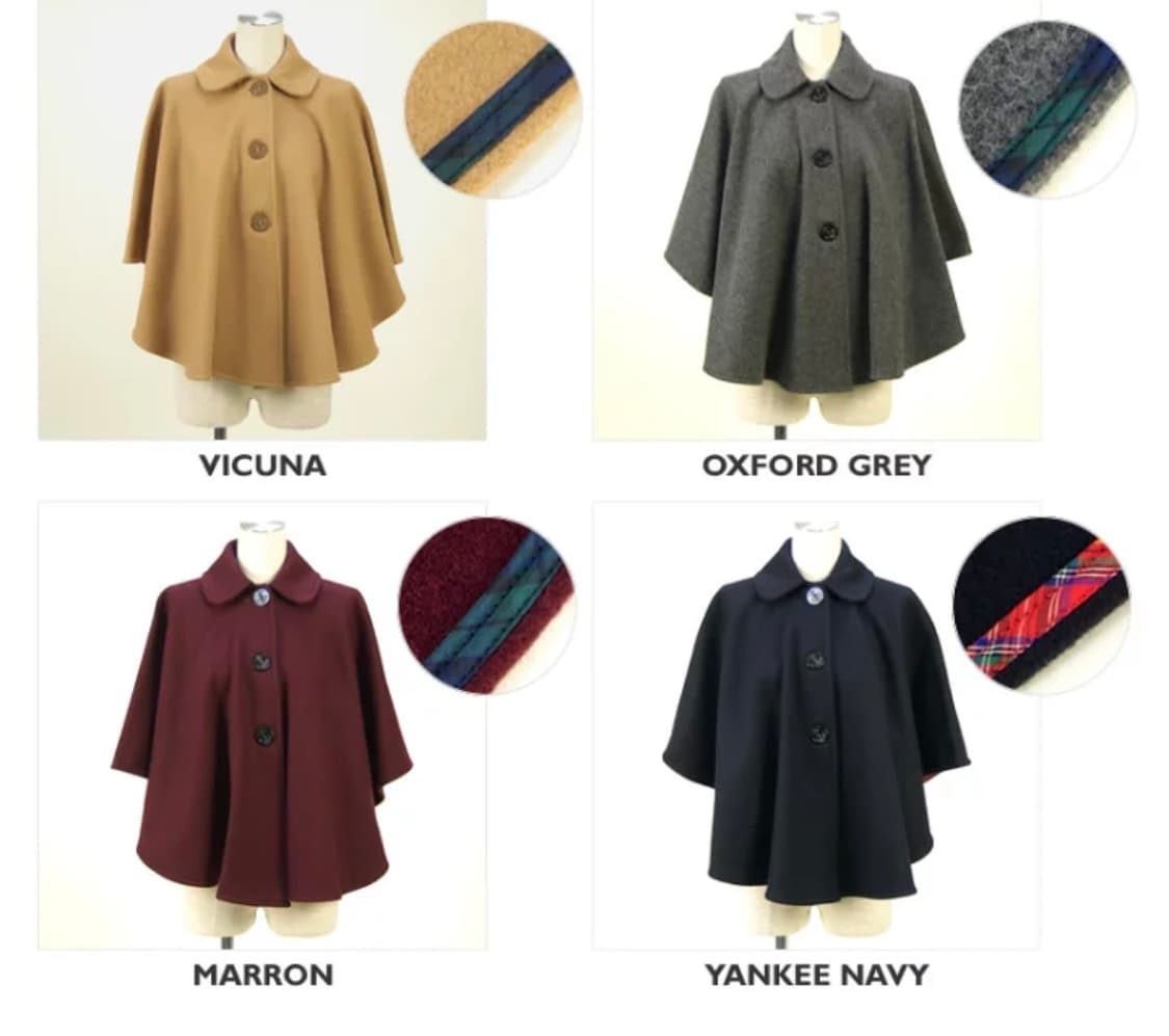 FIDELITY  울 케이프 상품이미지8