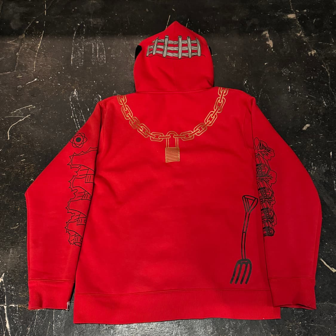 마일로 젖소 후드집업 상품이미지4