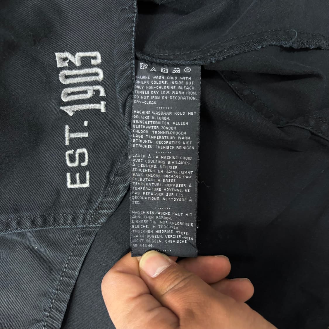 할리데이비슨 아이언 블록 반팔 셔츠 (L) 상품이미지9