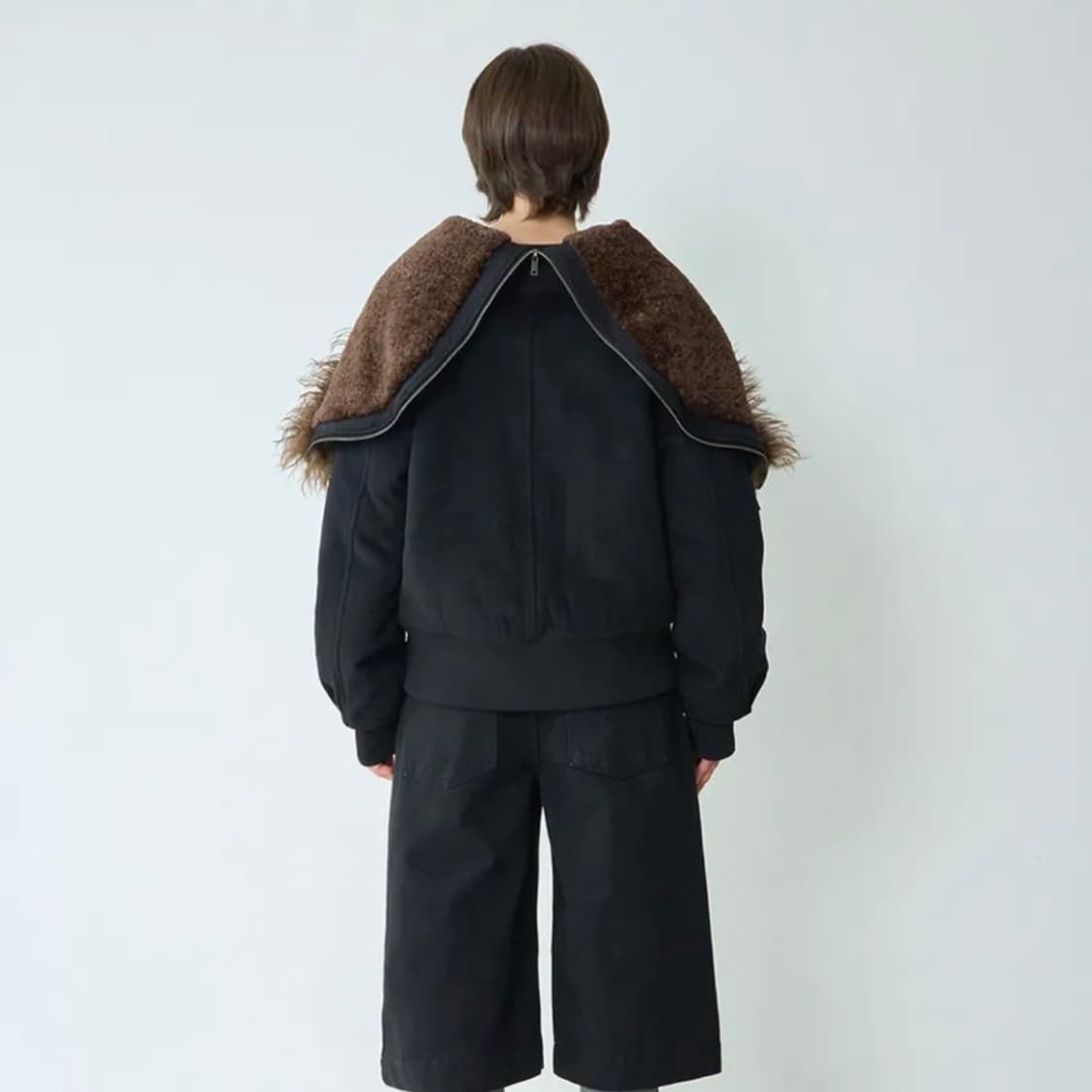 밀로우먼 버튼 플라이트 울 파카 S 상품이미지3