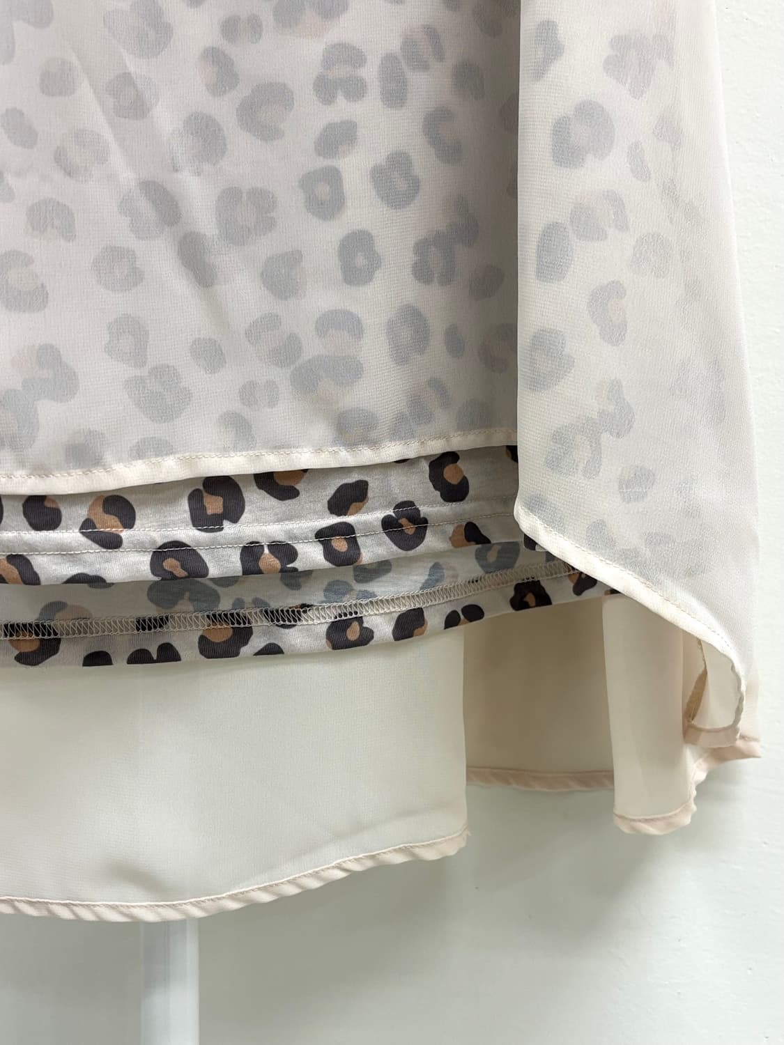 빈티지 레오파드 베이지 원피스 상품이미지7