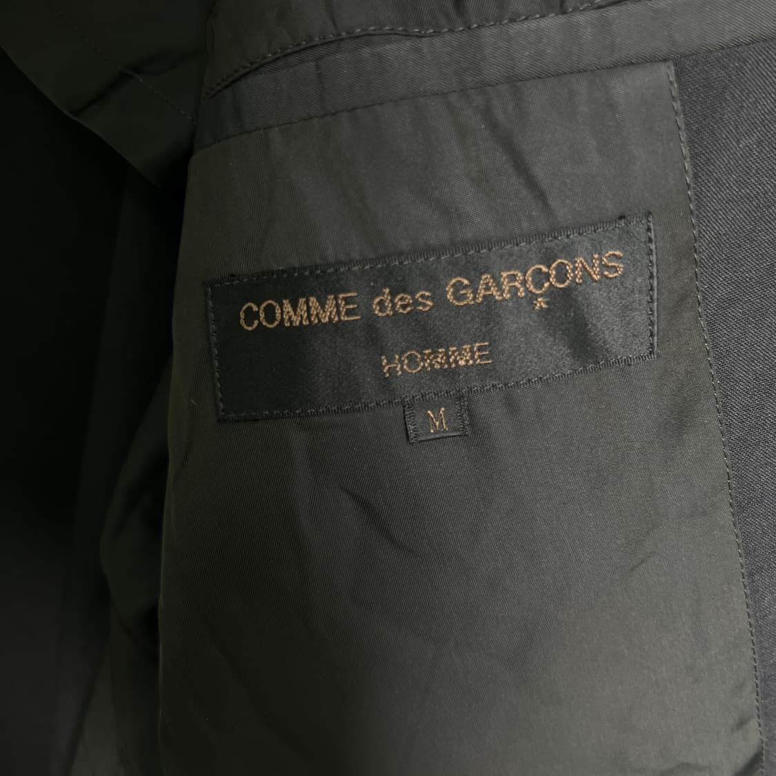꼼데가르송 블랙 싱글 블레이저 M 상품이미지3