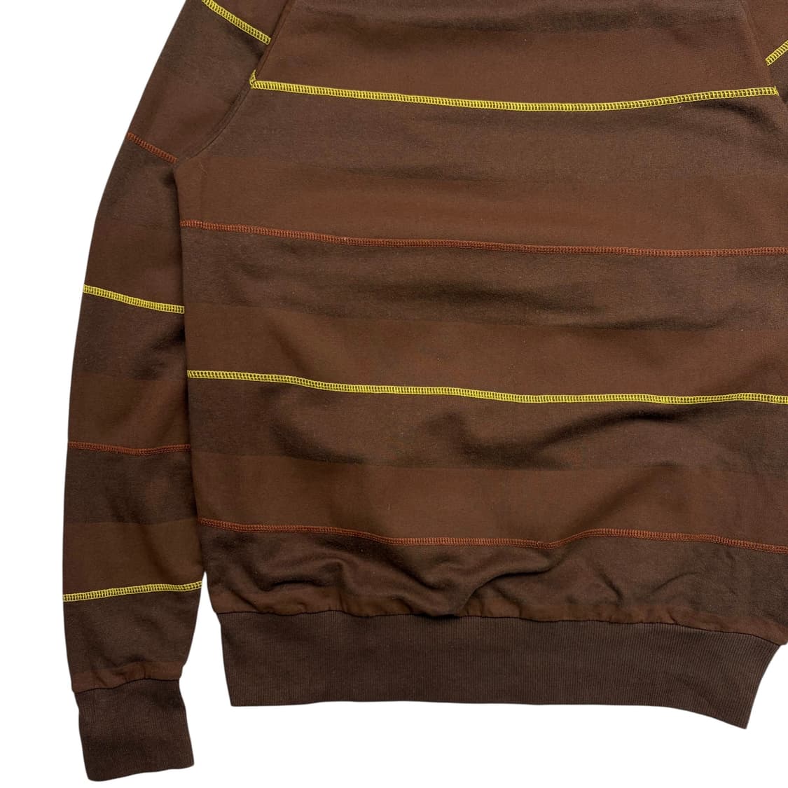 DC Shoes 빈티지 브라운 스트라이프 스웻셔츠 M 상품이미지6