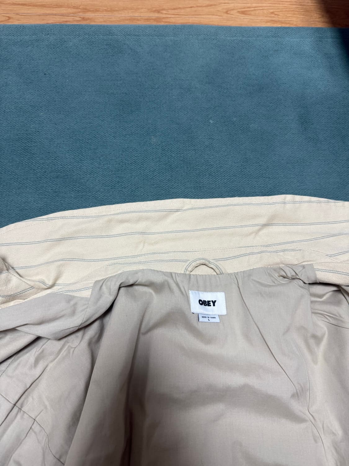 오베이 스트라이프 셋업 XL 상품이미지2