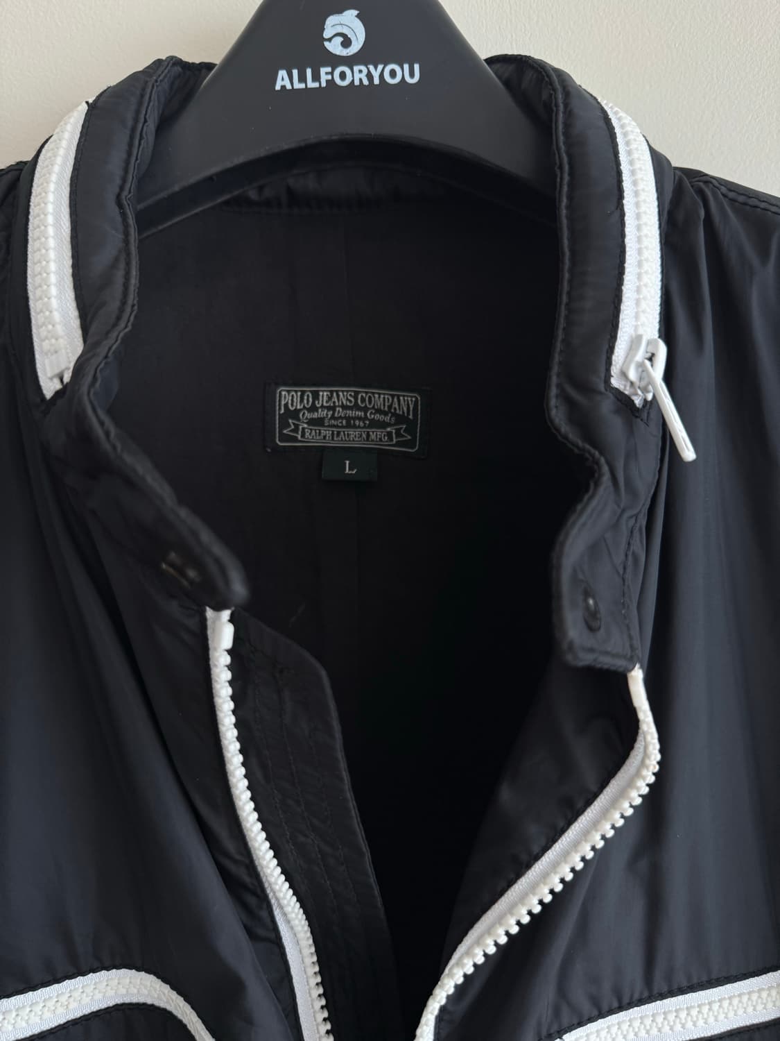 폴로 진스 USRL 바이커 윈드브레이커 자켓 L 상품이미지4