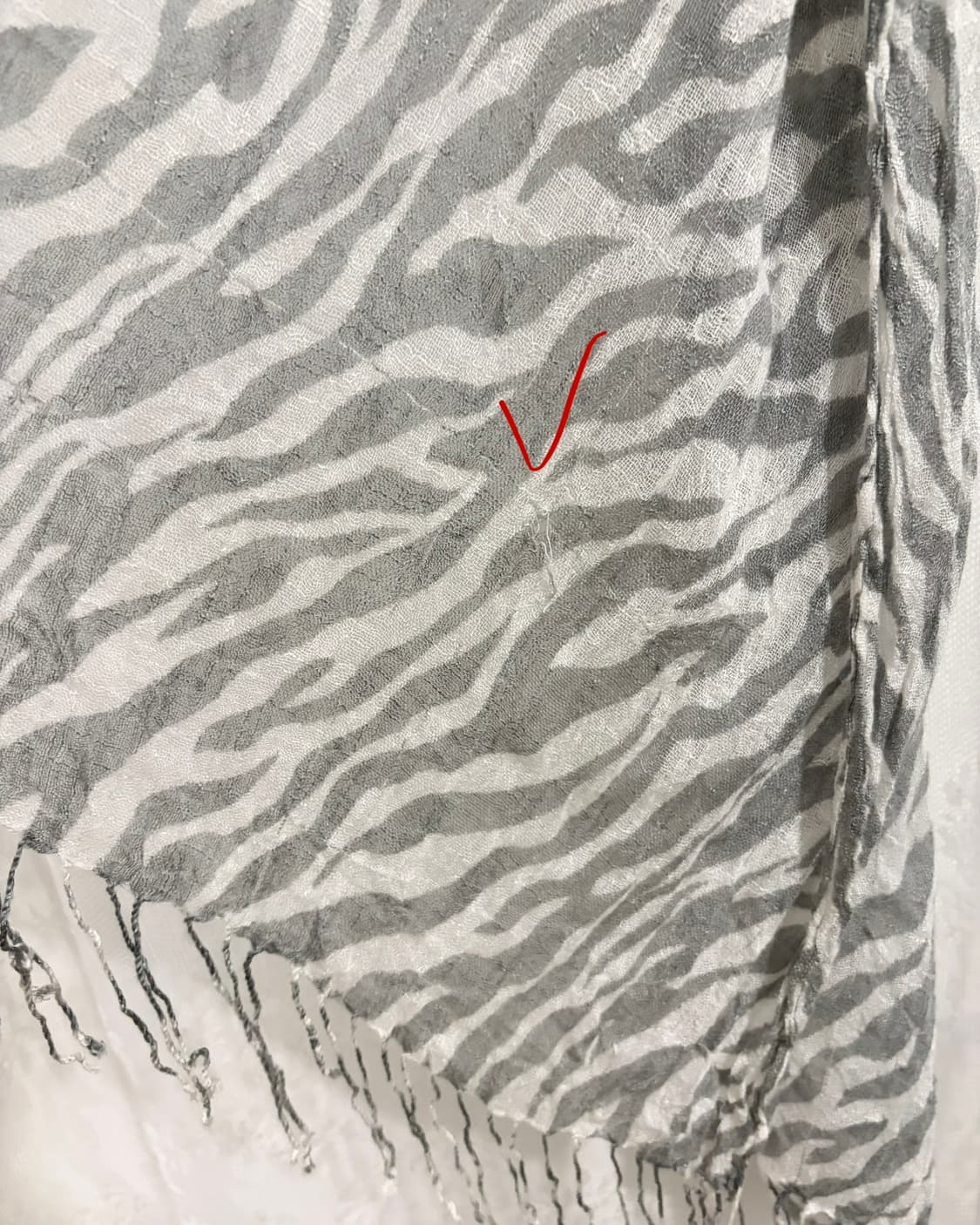 JPN zebra-patterned scarf 상품이미지9