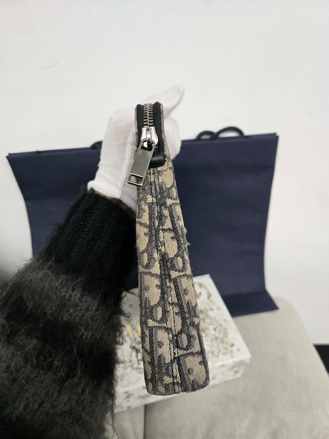 [보증서 정품] 디올 오블리크 아이패드 클러치백 상품이미지5