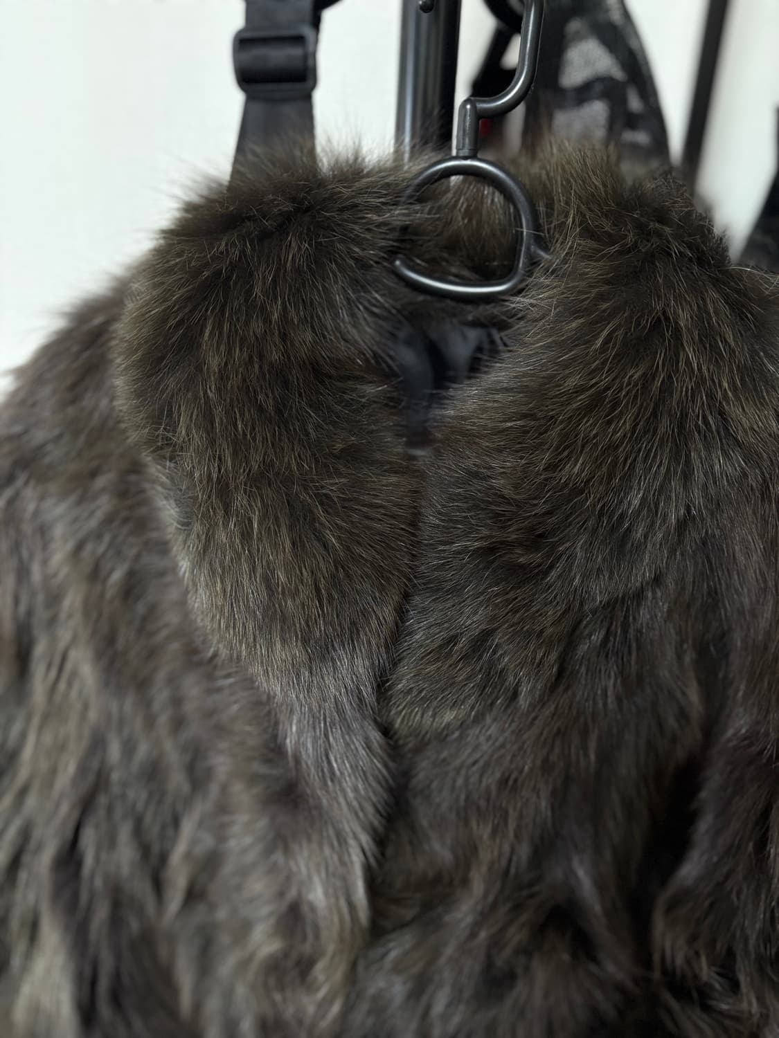 카키브라운 리얼폭스 퍼자켓 상품이미지3