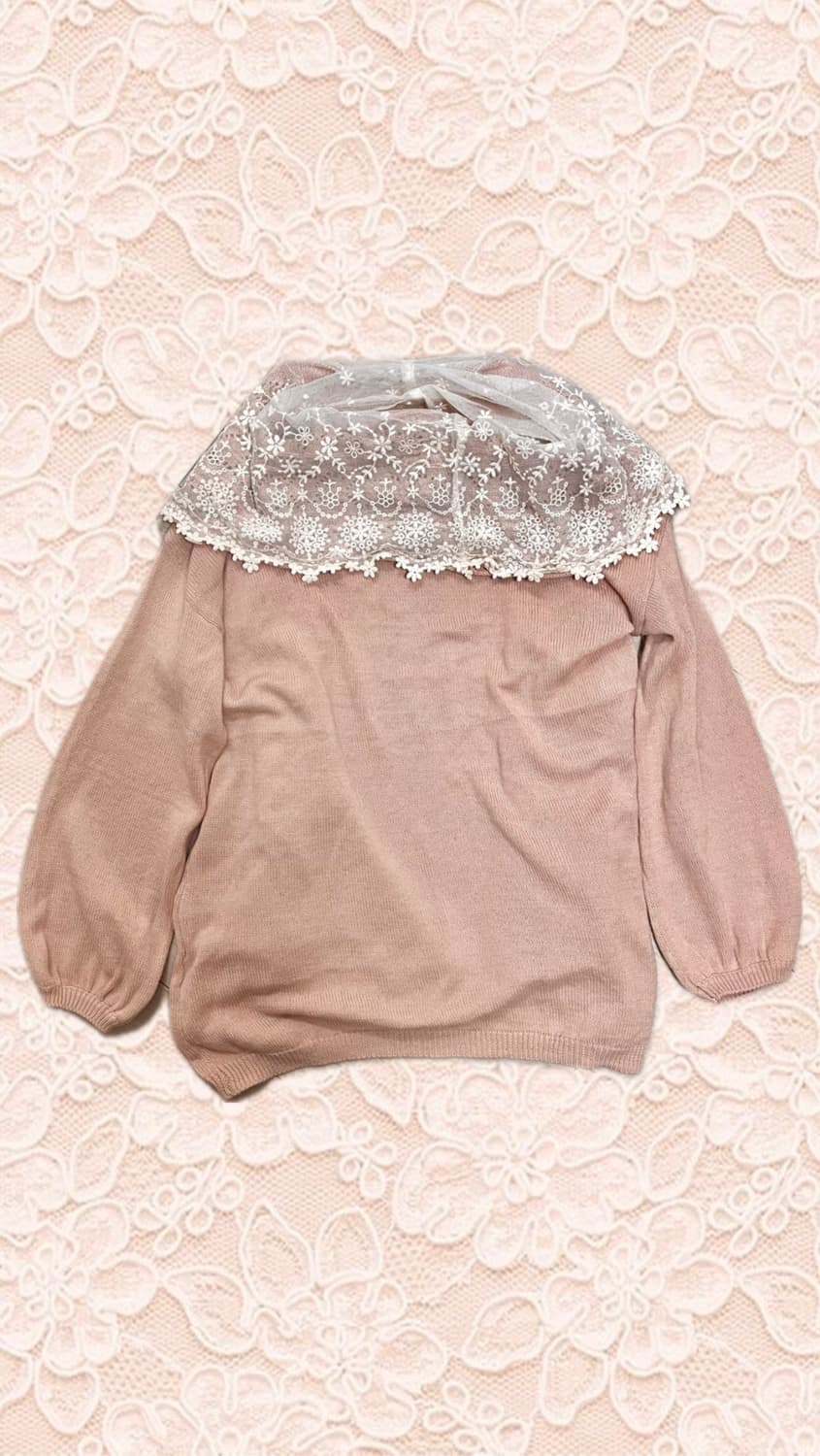 earth music 어스뮤직 라떼 레이스 니트 가디건 상품이미지5