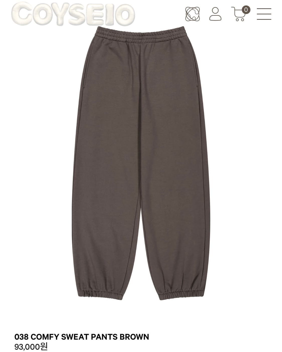 코이세이오038 COMFY SWEAT PANTS 상품이미지1