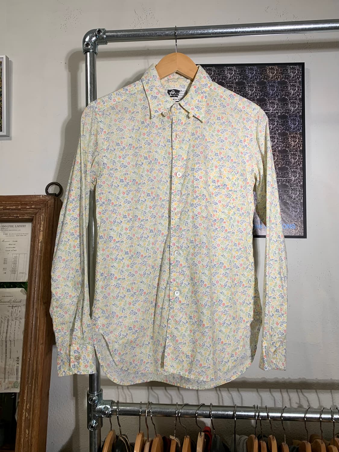 엔지니어드 가먼츠 플라워 패턴 셔츠 상품이미지1