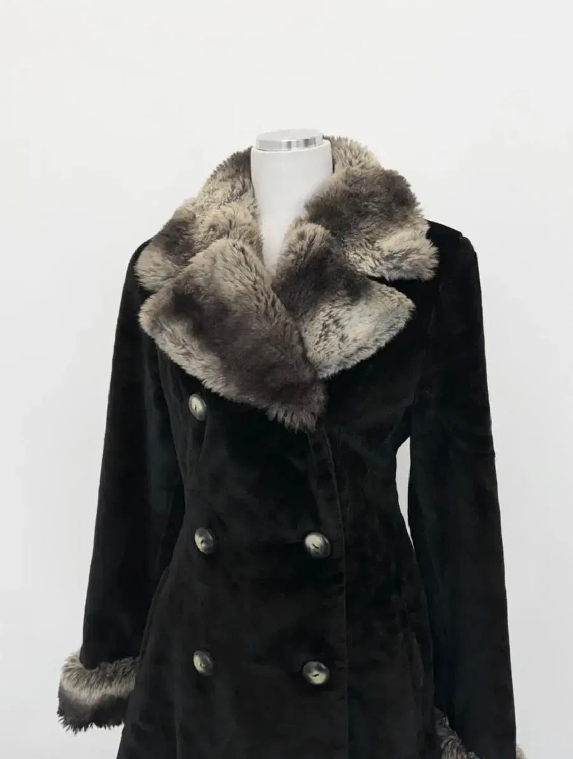 막스마라 스포트막스 에코 퍼 더블 브레스티드 코트 상품이미지3