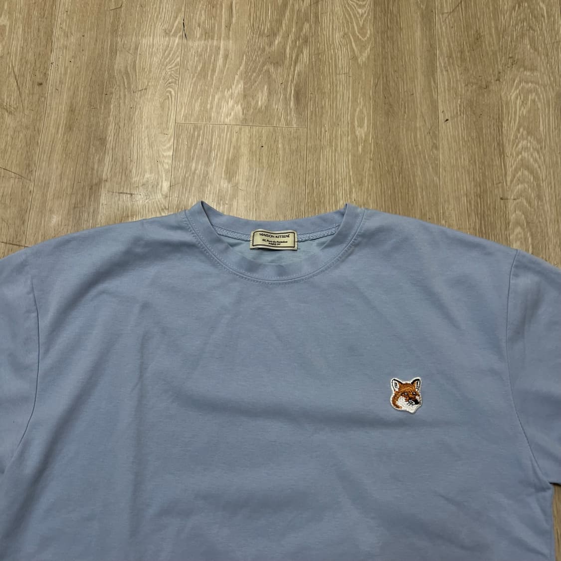 메종키츠네 폭스 헤드 라운드 반팔티 M/95  상품이미지2