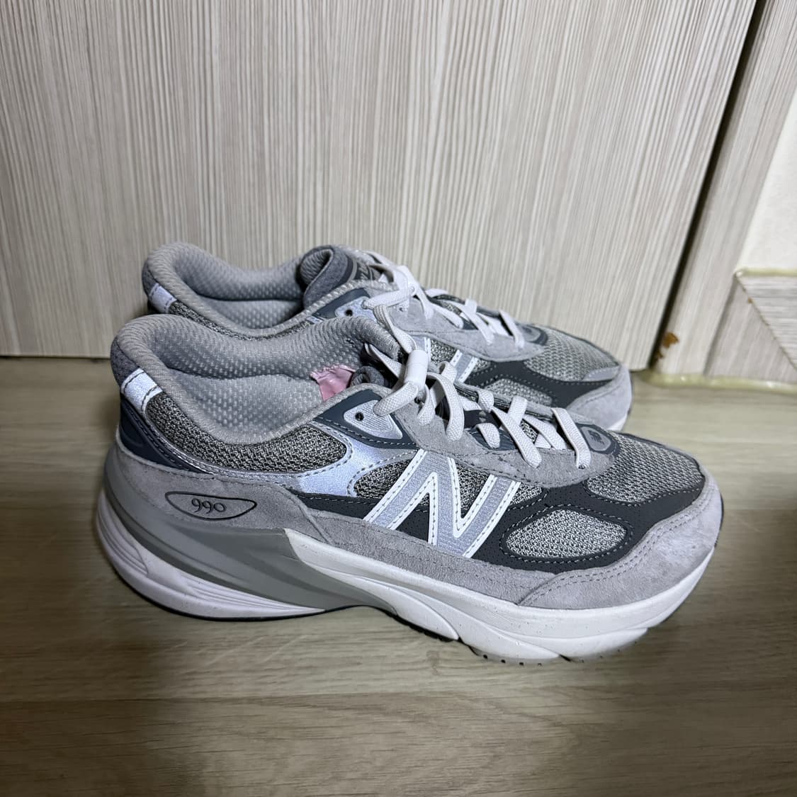 뉴발란스 키즈 퓨어셀 990 V6 그레이 GC990GL6 (220) 상품이미지2