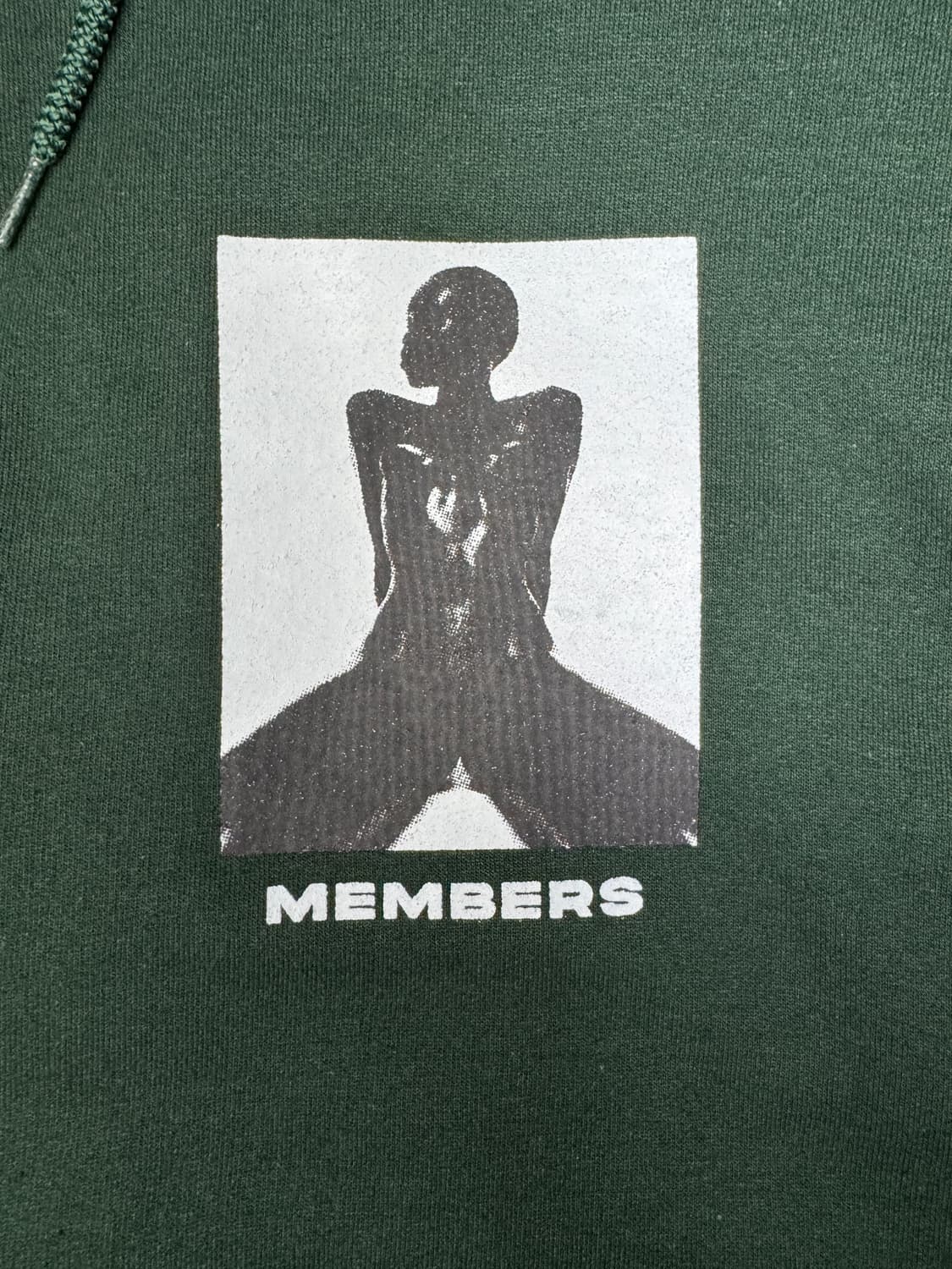 뉴욕멤버스 그래픽 후디 딥그린 XL 상품이미지2