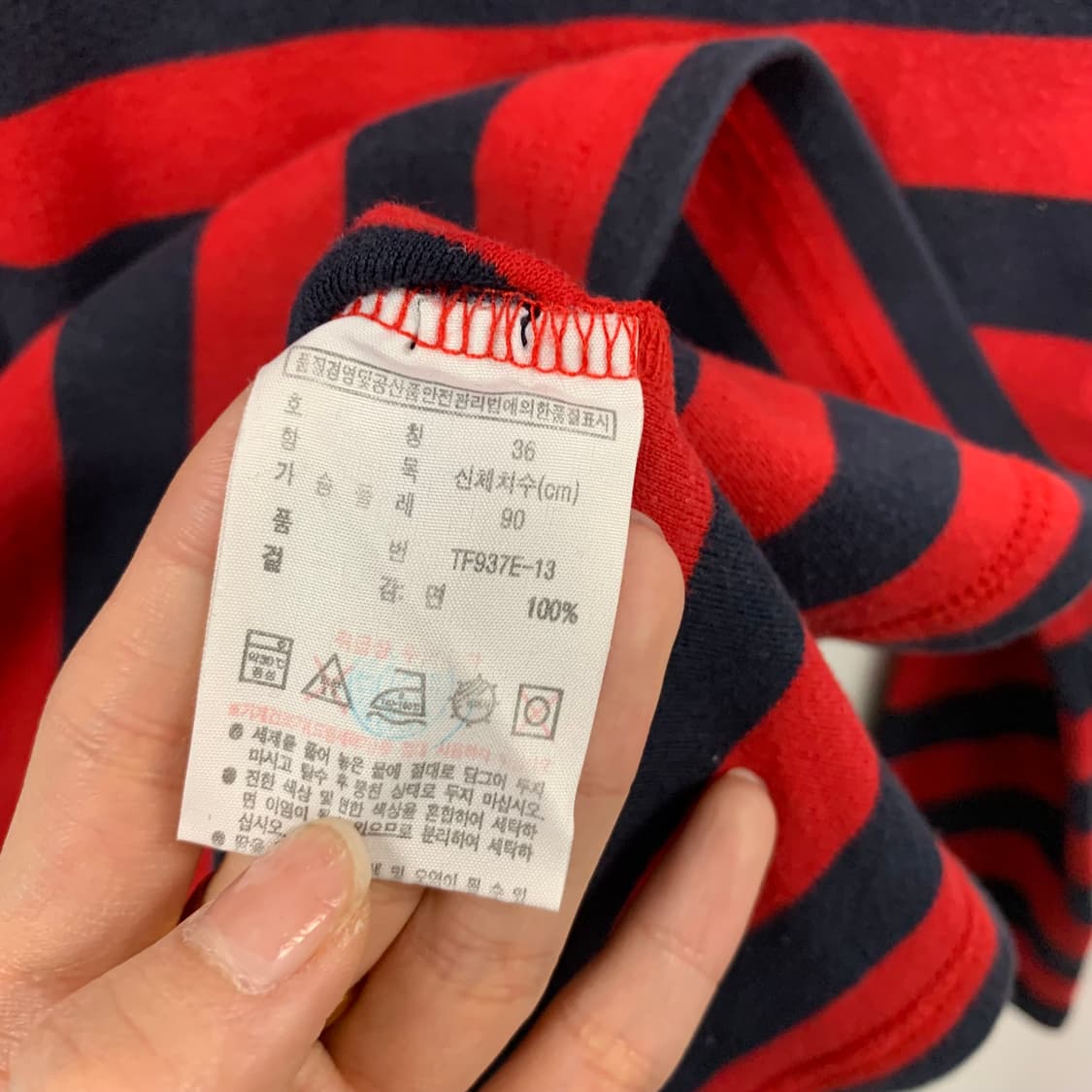 라코스테 단가라 롱슬리브 긴팔티 상품이미지4