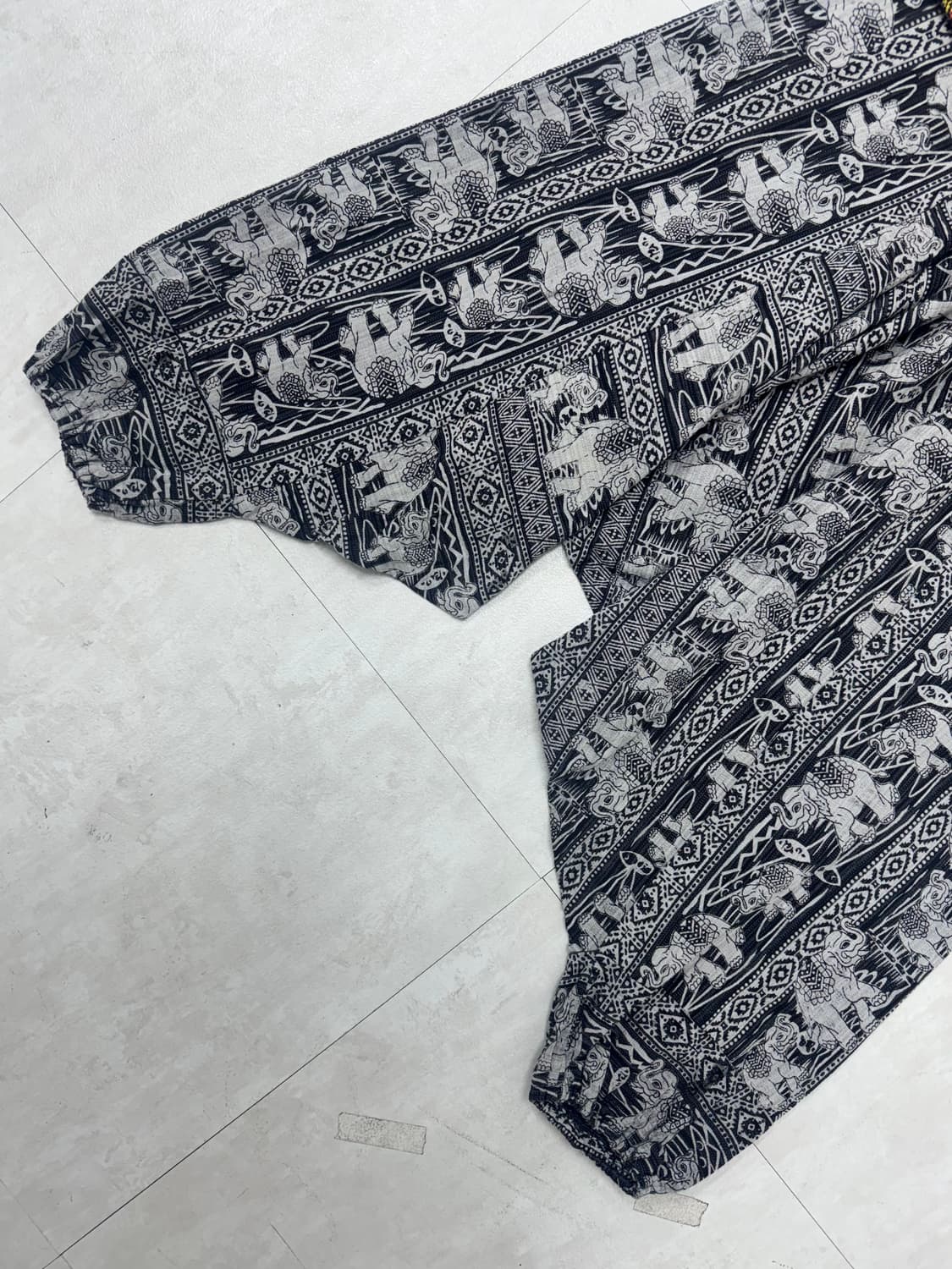 •에스닉 히피 코끼리 패턴 하렘팬츠 (포켓 디테일) 상품이미지6