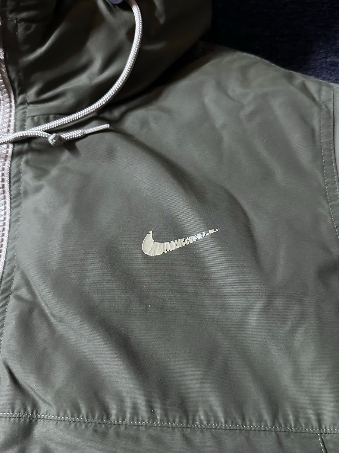 나이키 필파워 550 덕 다운 후디 올리브 카키 패딩 상품이미지8