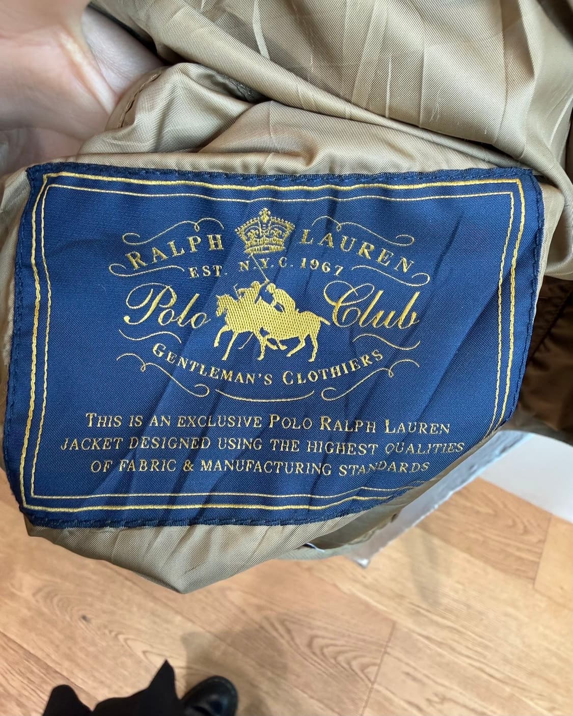 폴로 랄프로렌 브라운 캠튼 퀼팅 자켓  상품이미지10