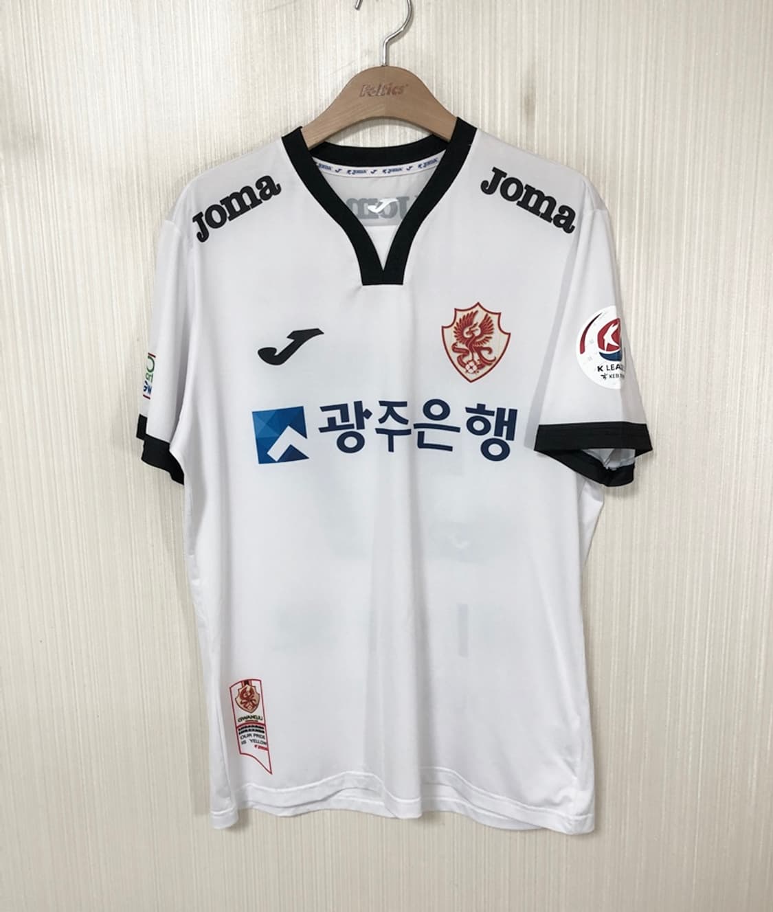 K리그2 조마 18시즌 광주FC 어센틱 어웨이유니폼 100 #37 이승모 상품이미지1
